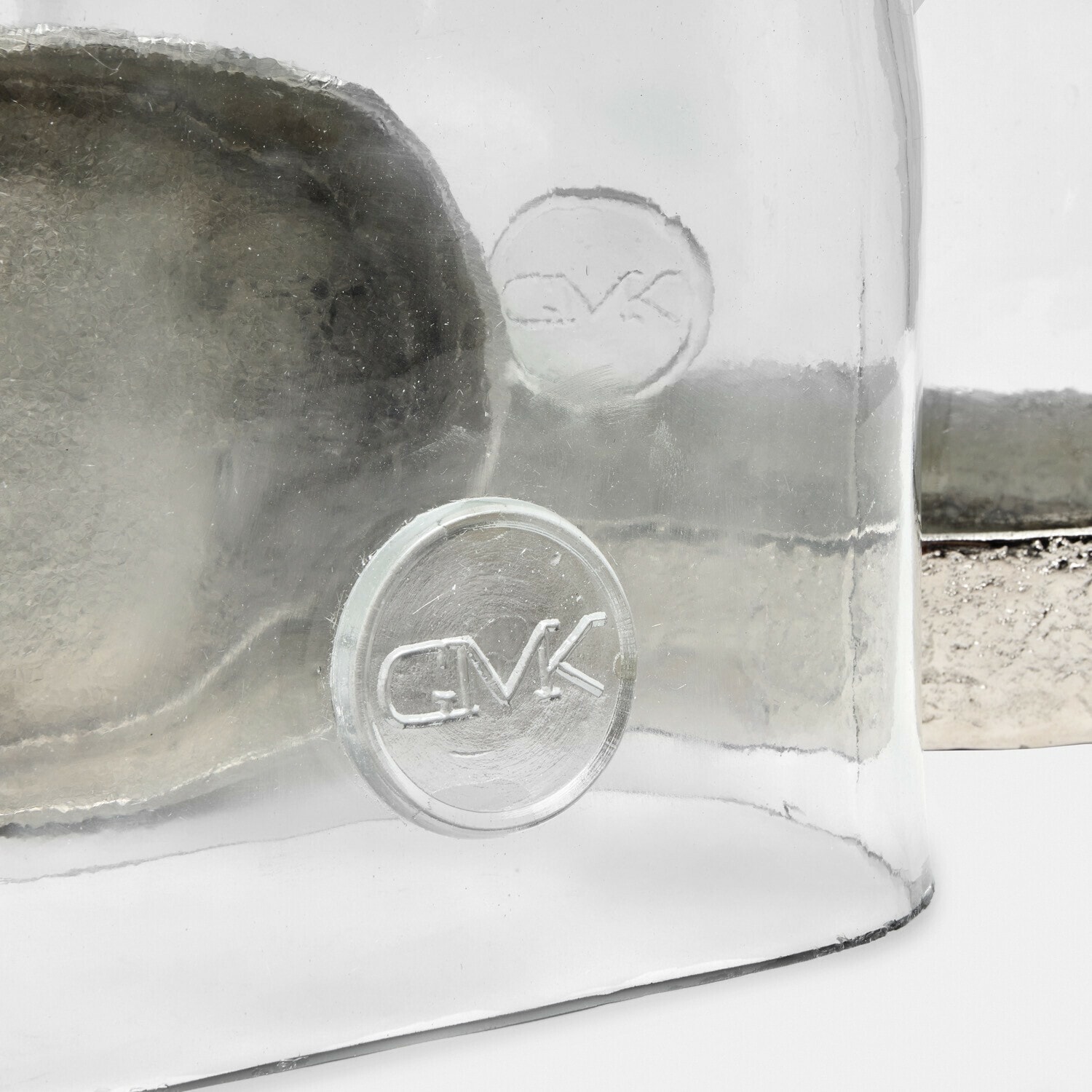 Lot de 2 cloches en verre Brévaline