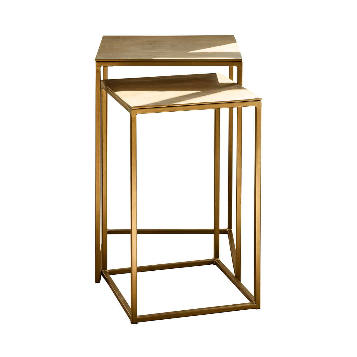 Lot de 2 tables d'appoint Olvenzo