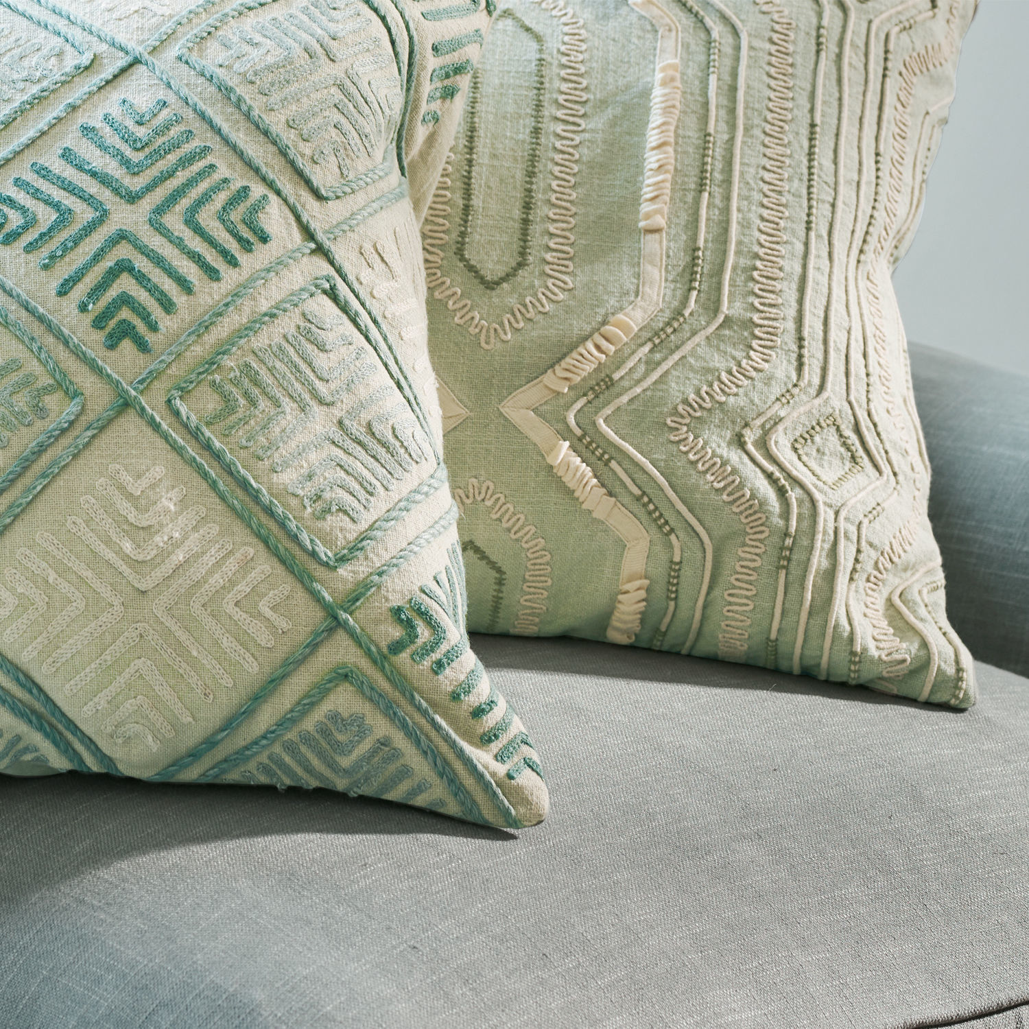 Lot de 2 housses de coussins Talafar
