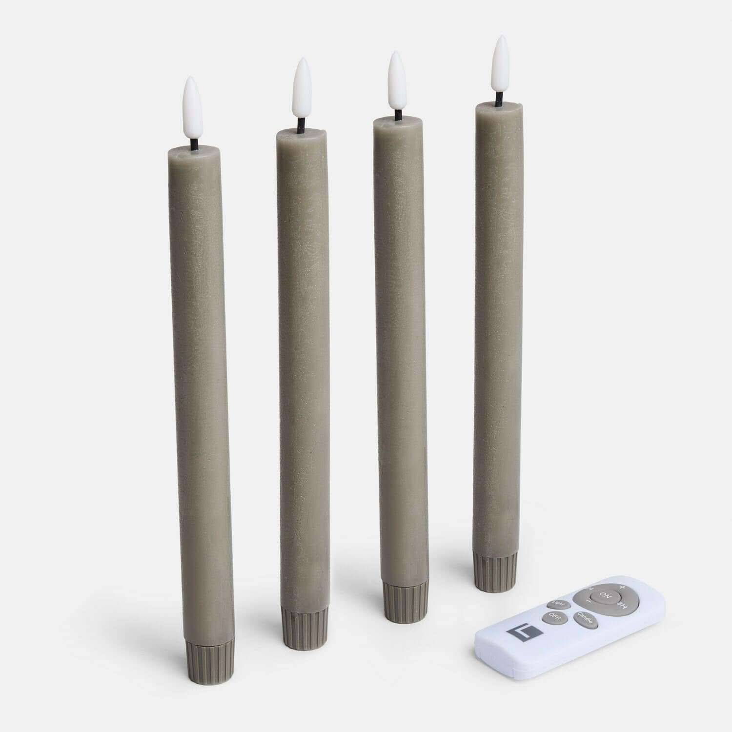 Lot de 4 bougies longues à LED Eldsora