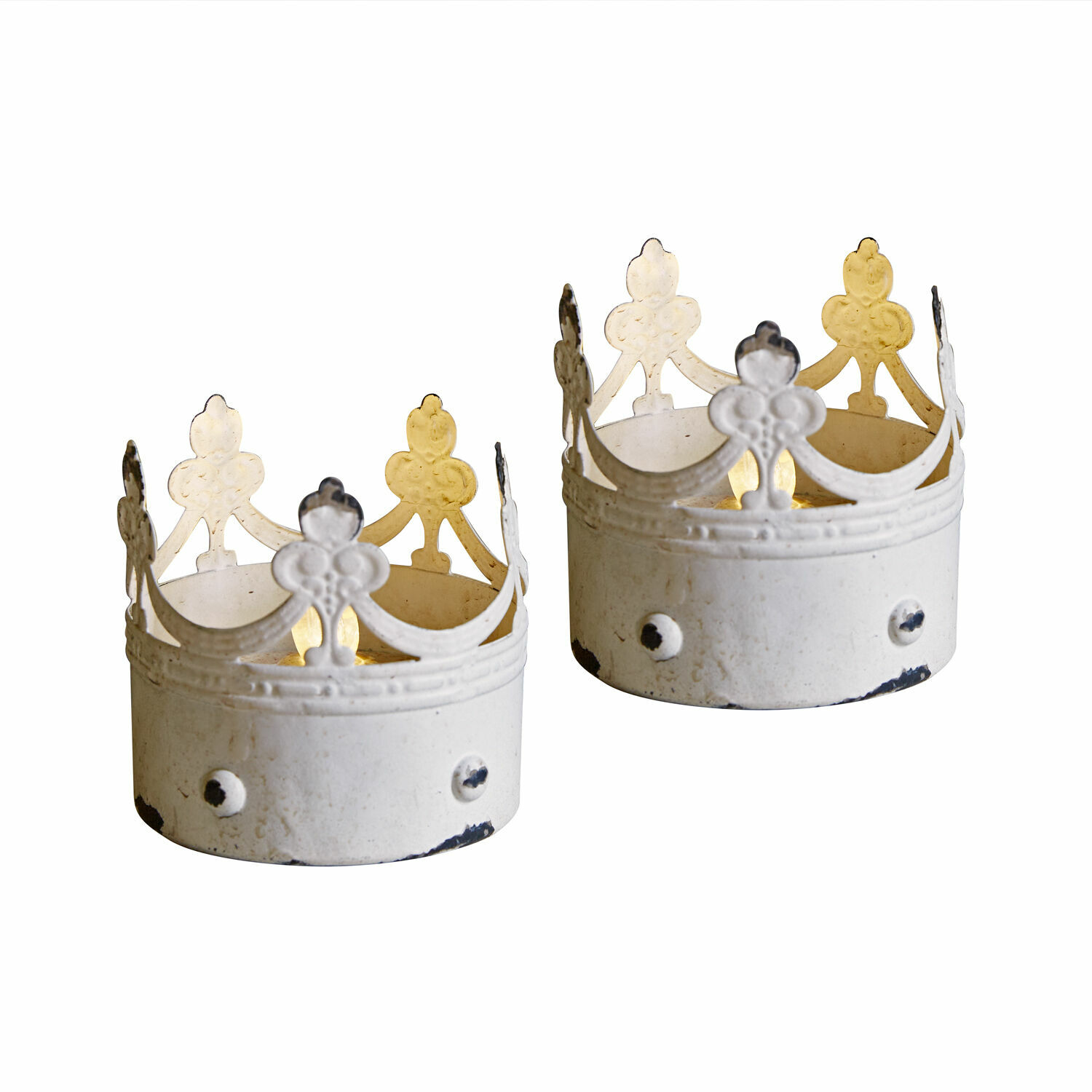 Lot de 2 photophores à LED Ugnéville