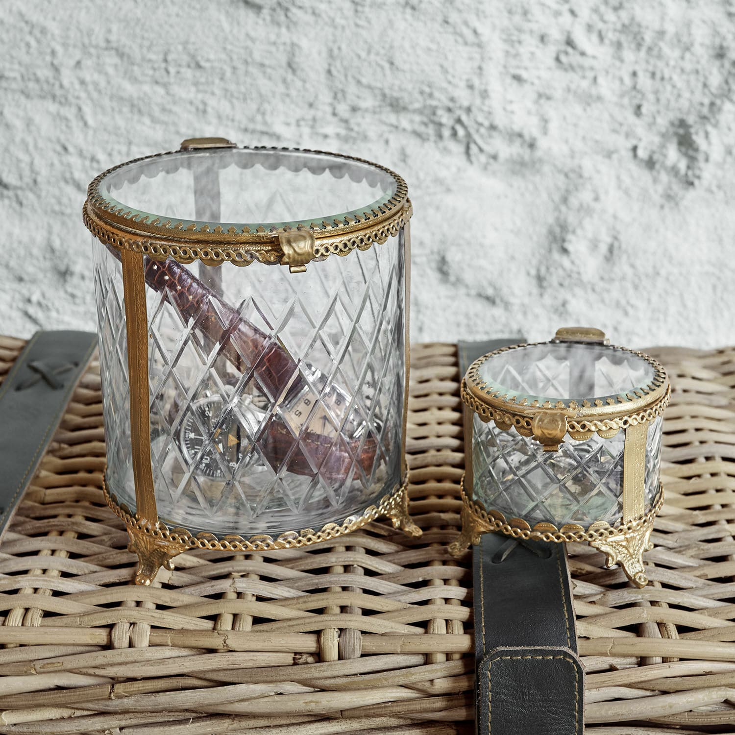Lot de 2 boîtes en verre Svelteque