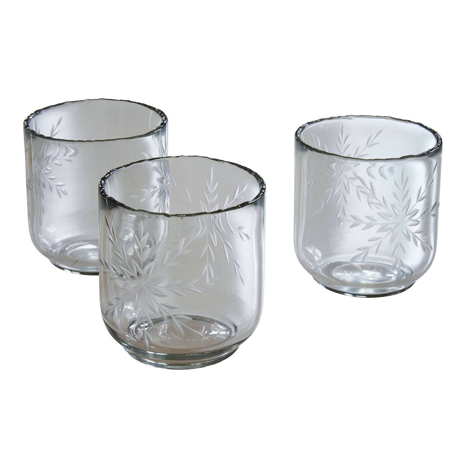 Lot de 3 photophores Selhild