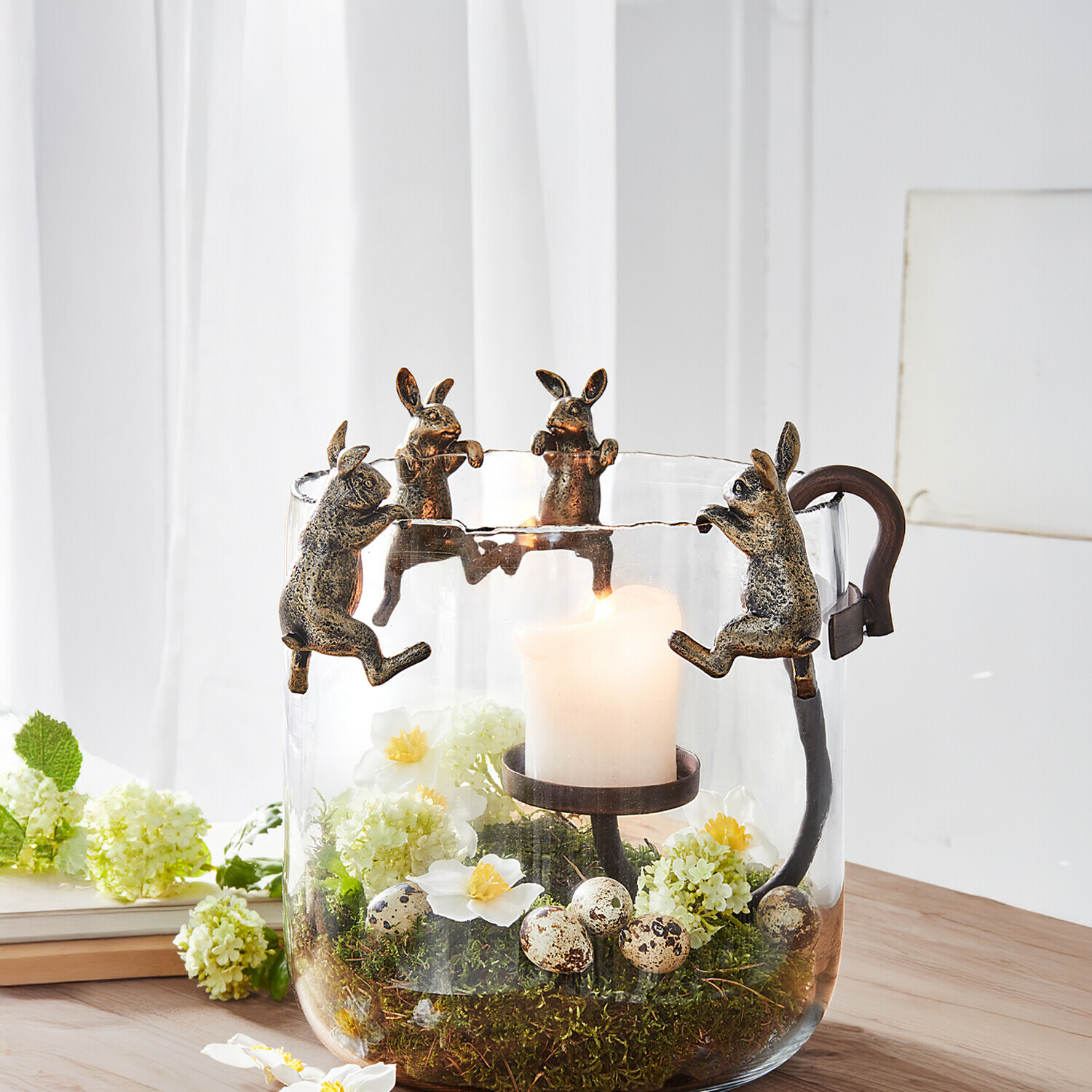 Lot de 4 lapins Lorie