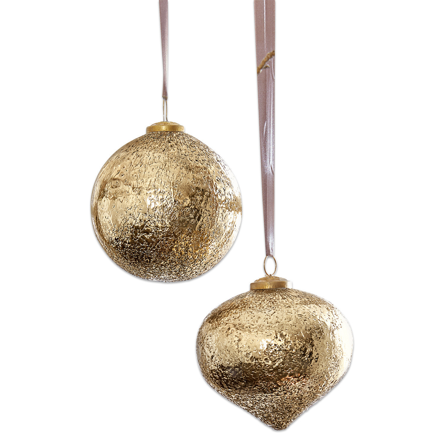 Lot de 2 décorations de Noël Goldie