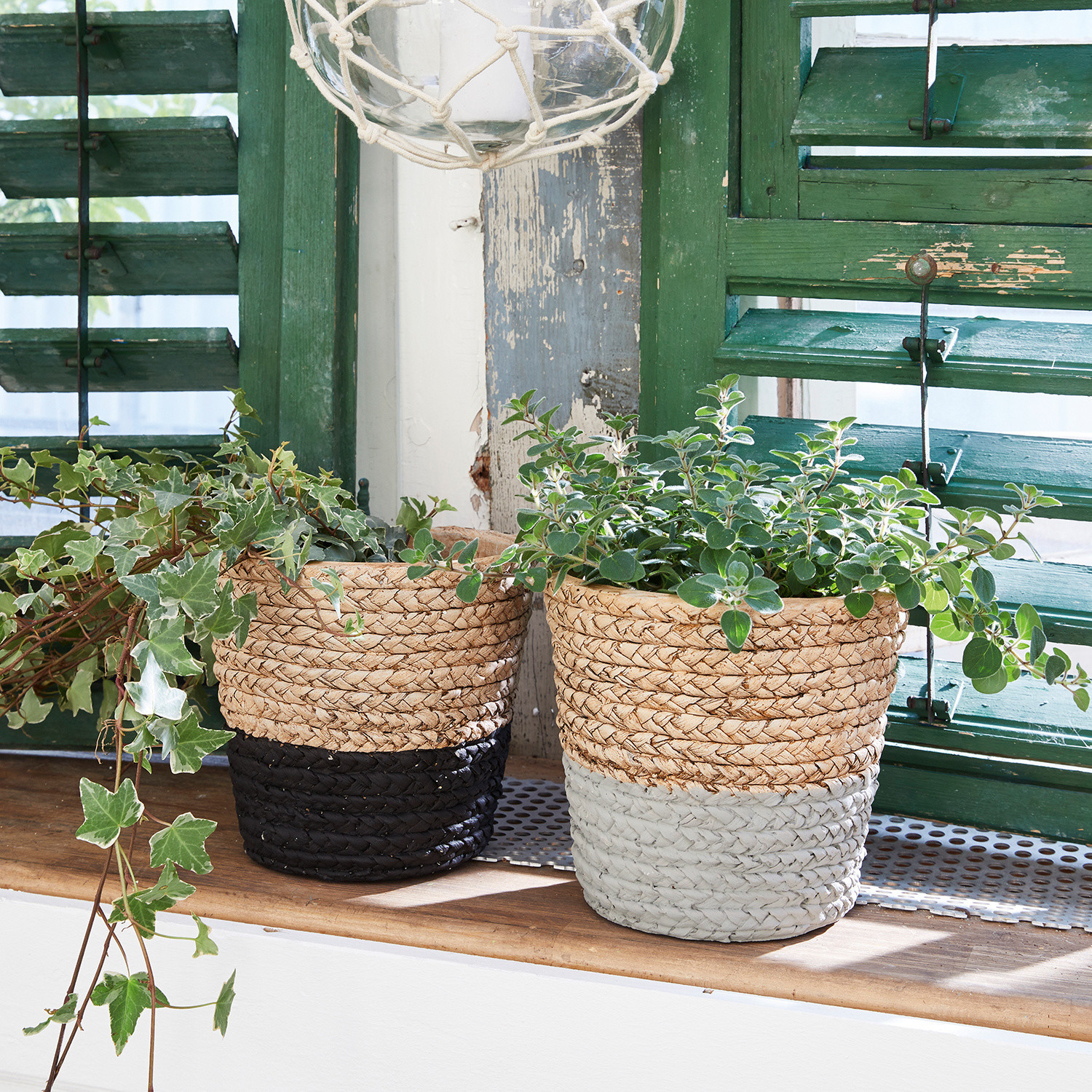 Lot de 2 cache-pots Karine