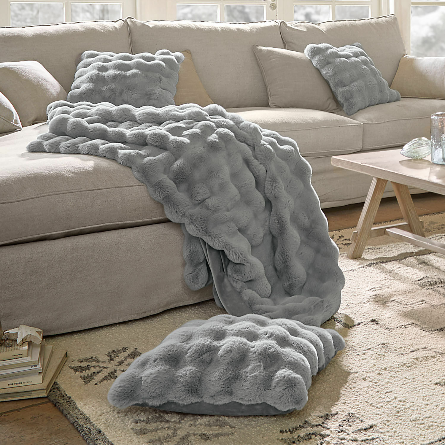 Lot de 2 housses de coussins Zalina