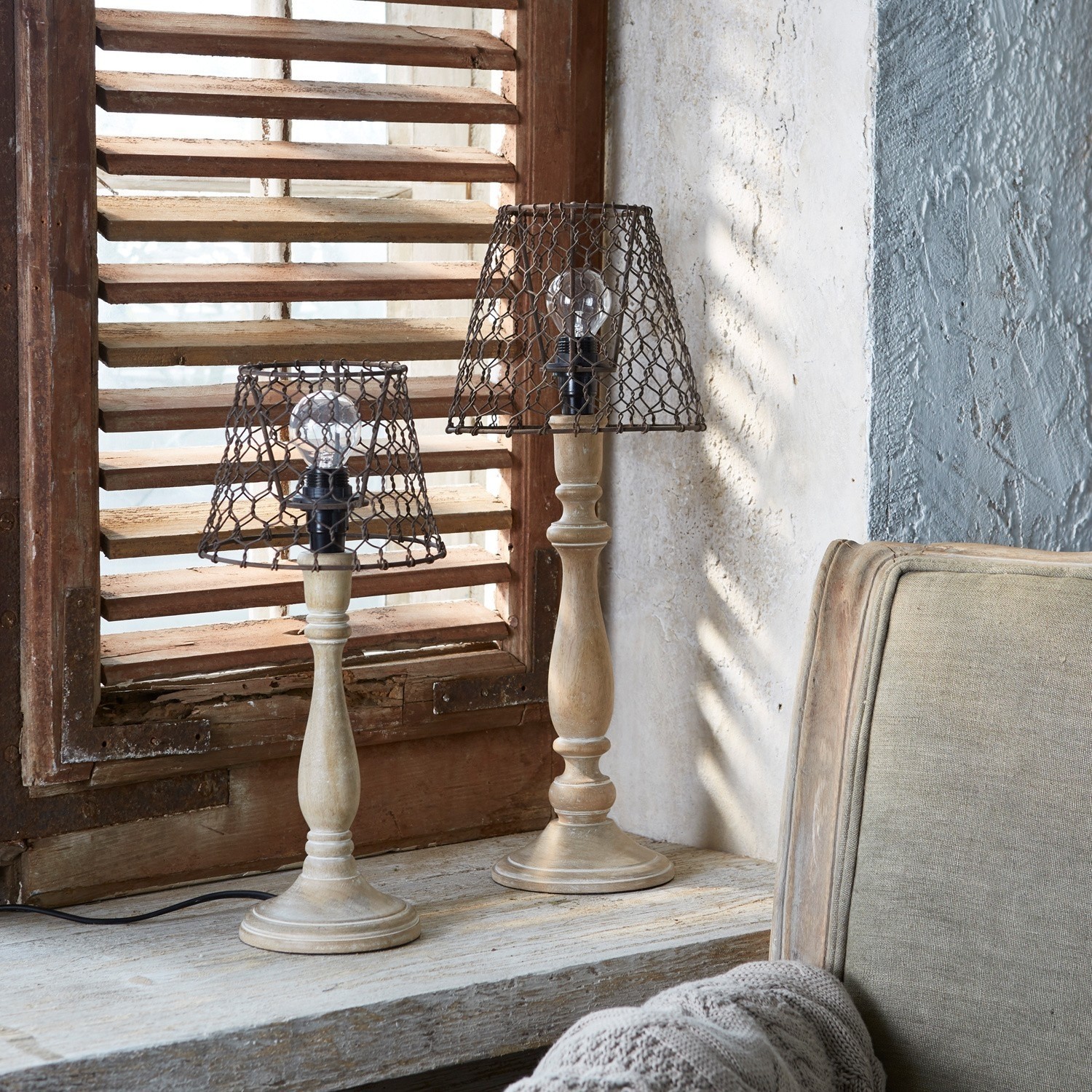 Lot de 2 lampes à poser Alastor