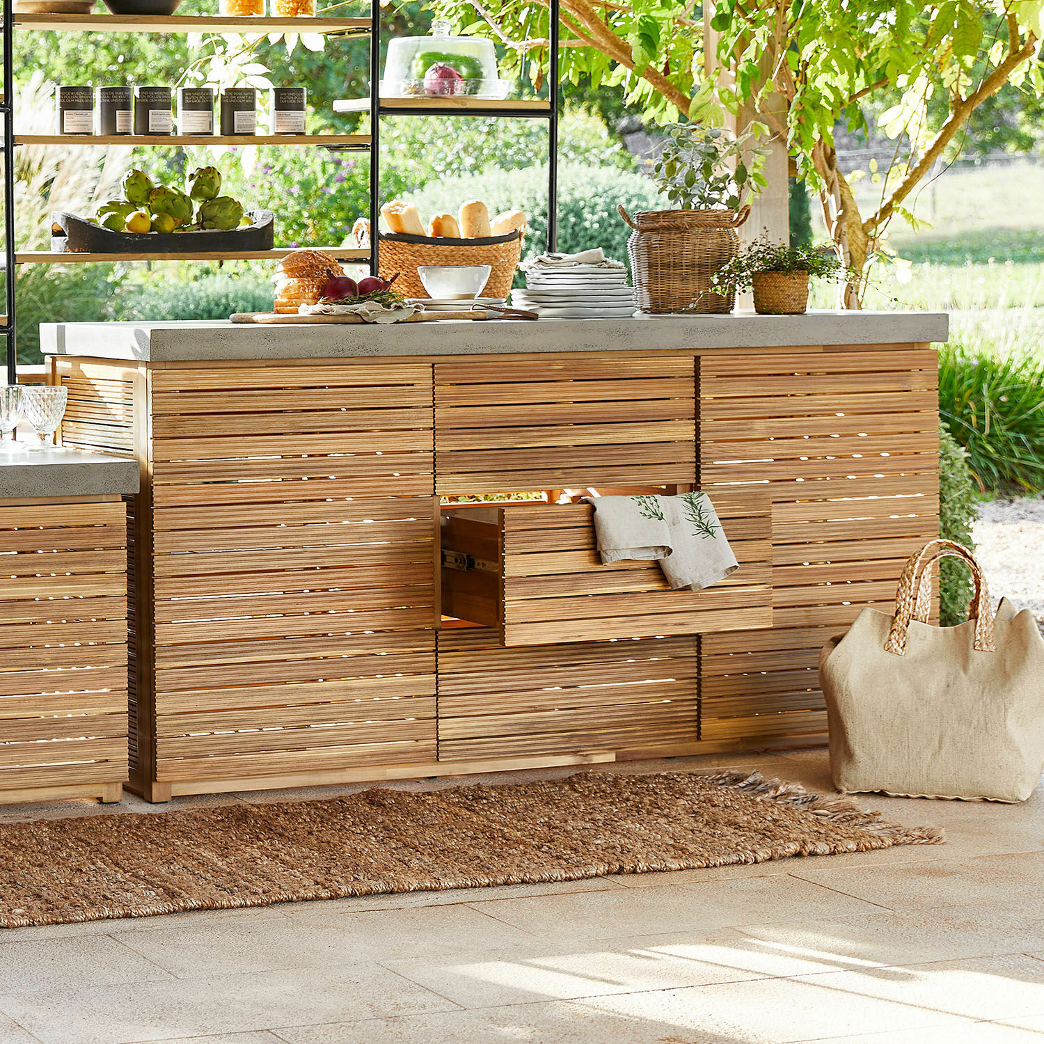 Élément de cuisine d'extérieur FSC®-100% Venzone