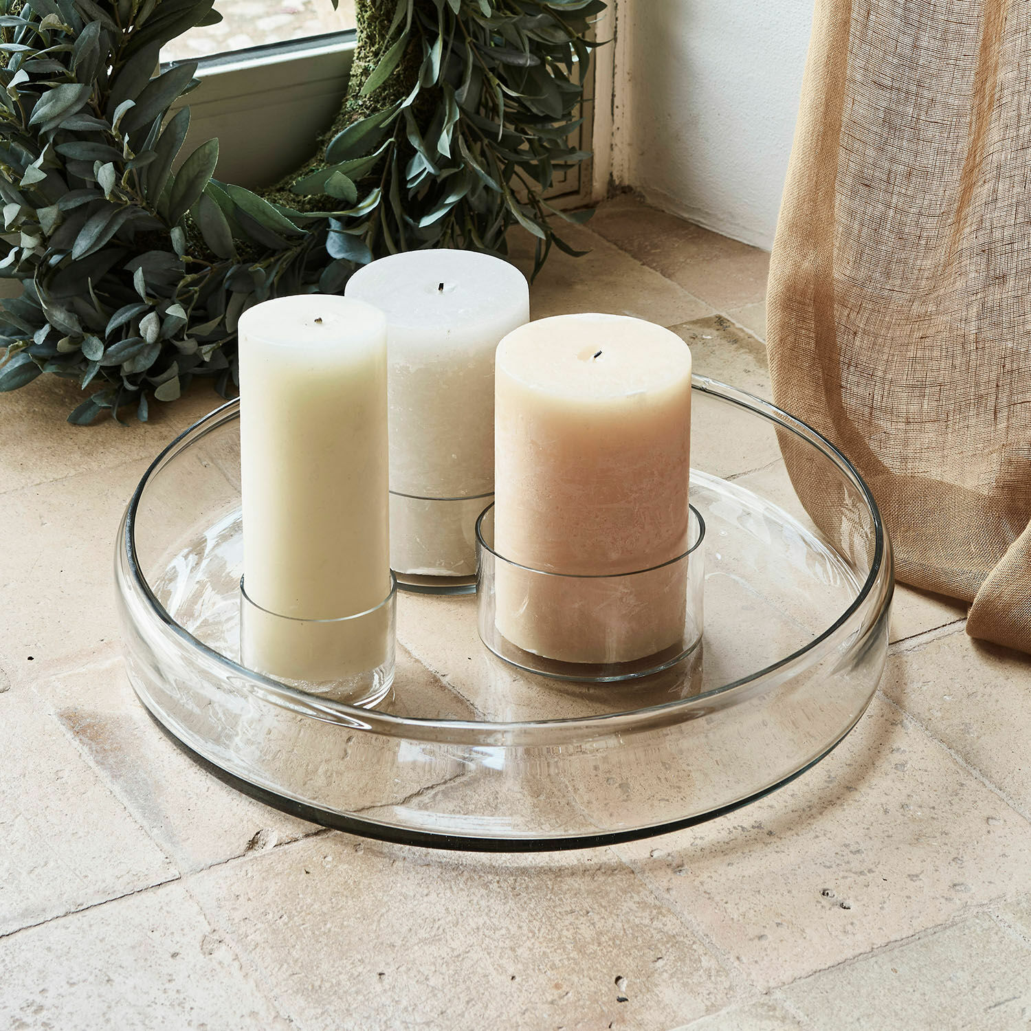 Lot de 3 bougies Salis