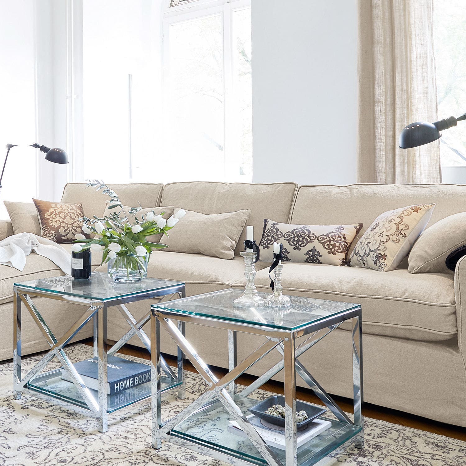 Lot de 3 housses de coussins Midasse