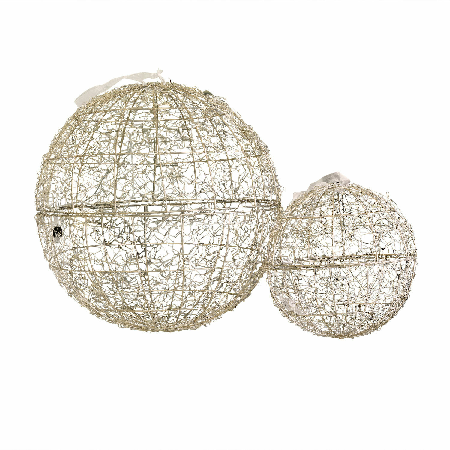 Lot de 2 boules LED Ambertin