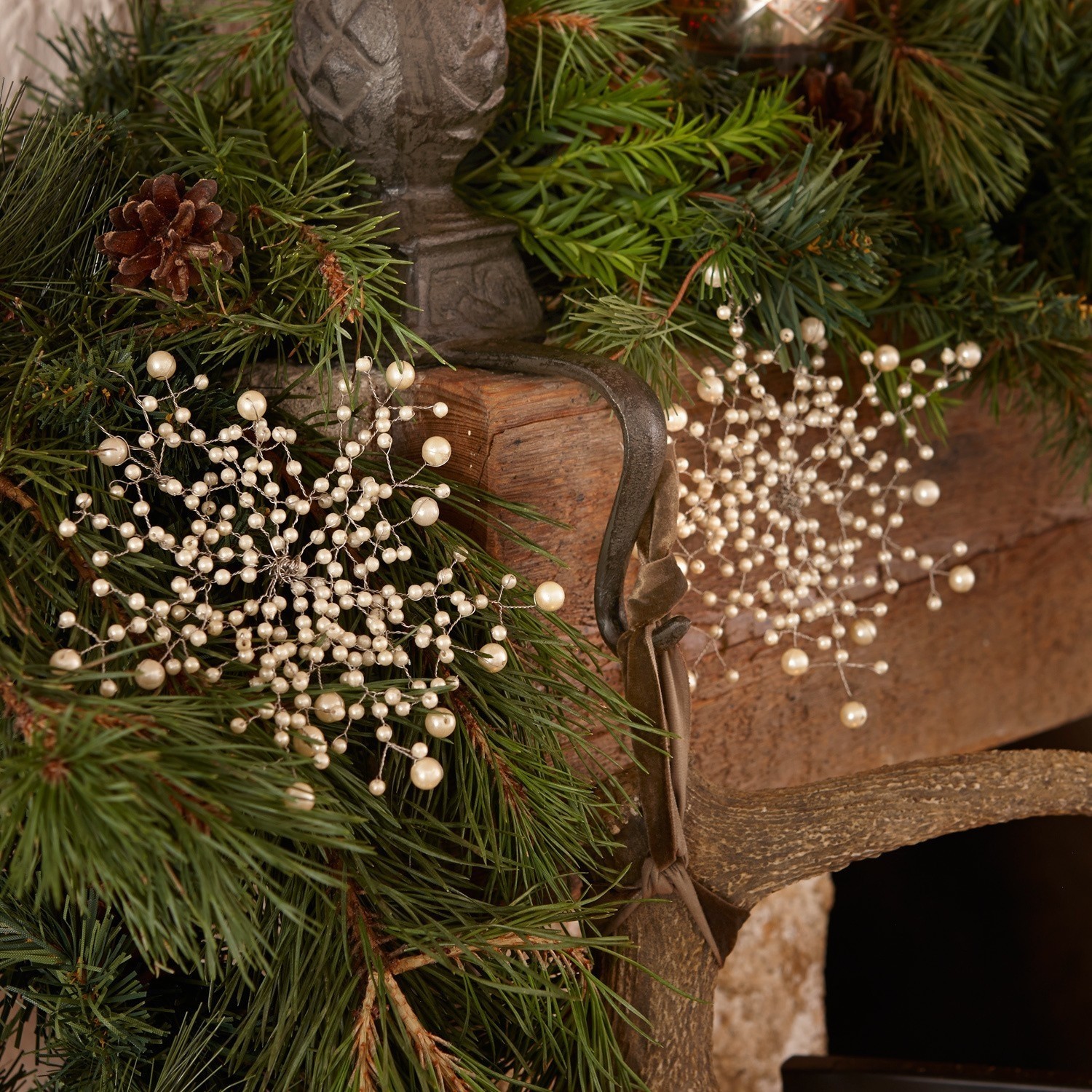 Lot de 6 décorations de Noël Estella