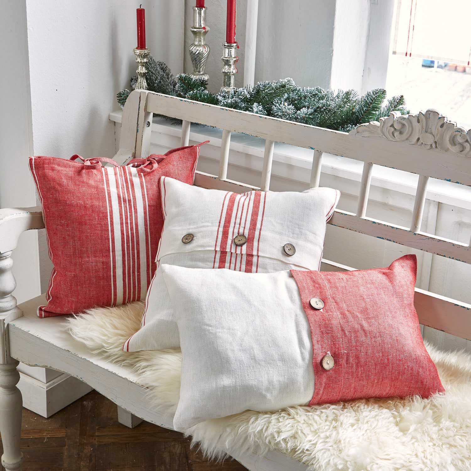 Lot de 3 coussins Phine