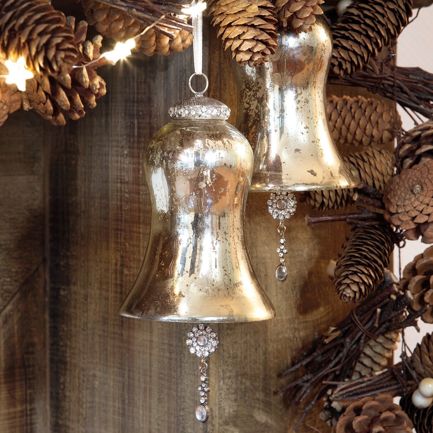 Lot de 2 décorations de Noël Manon
