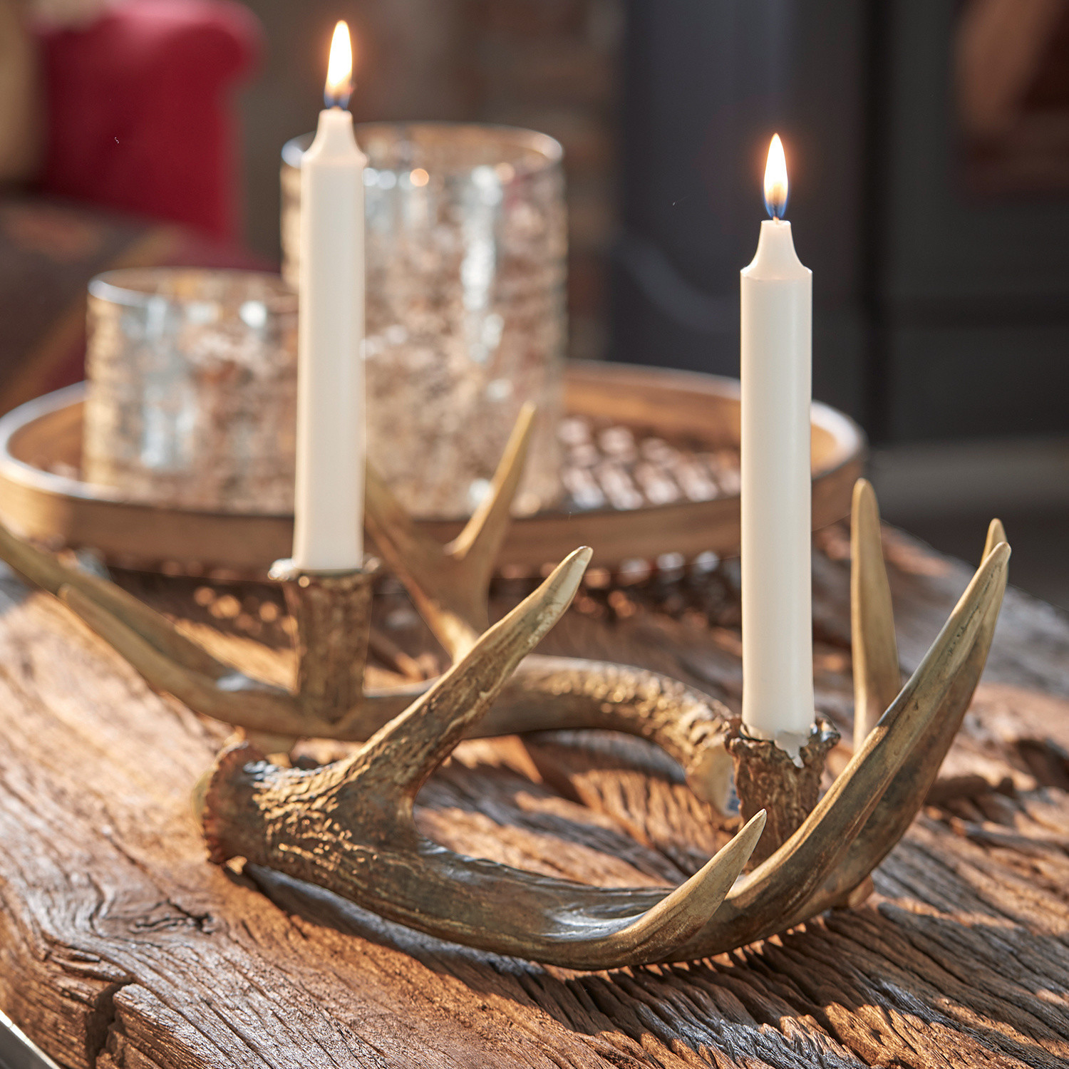 Lot de 2 bougeoirs Horm