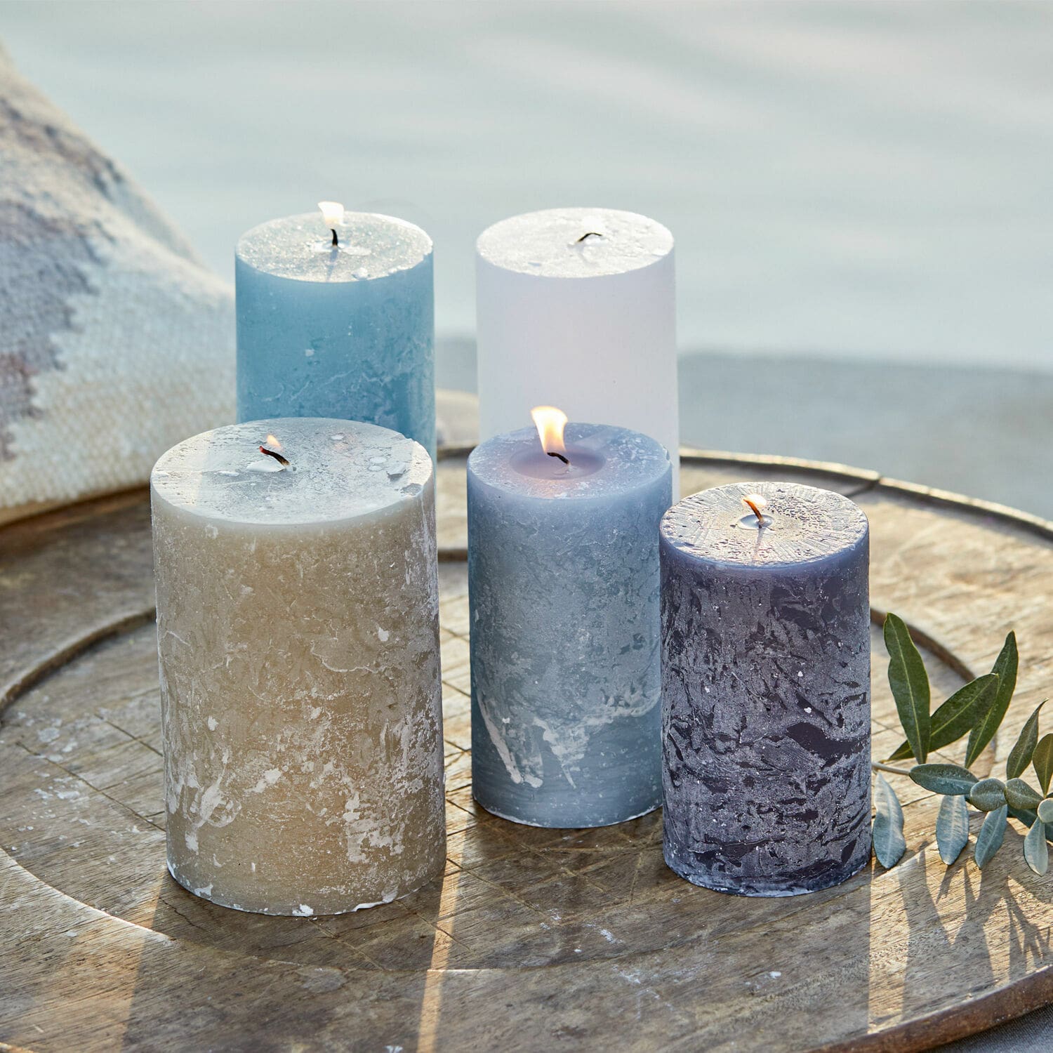 Lot de 5 bougies Panagra