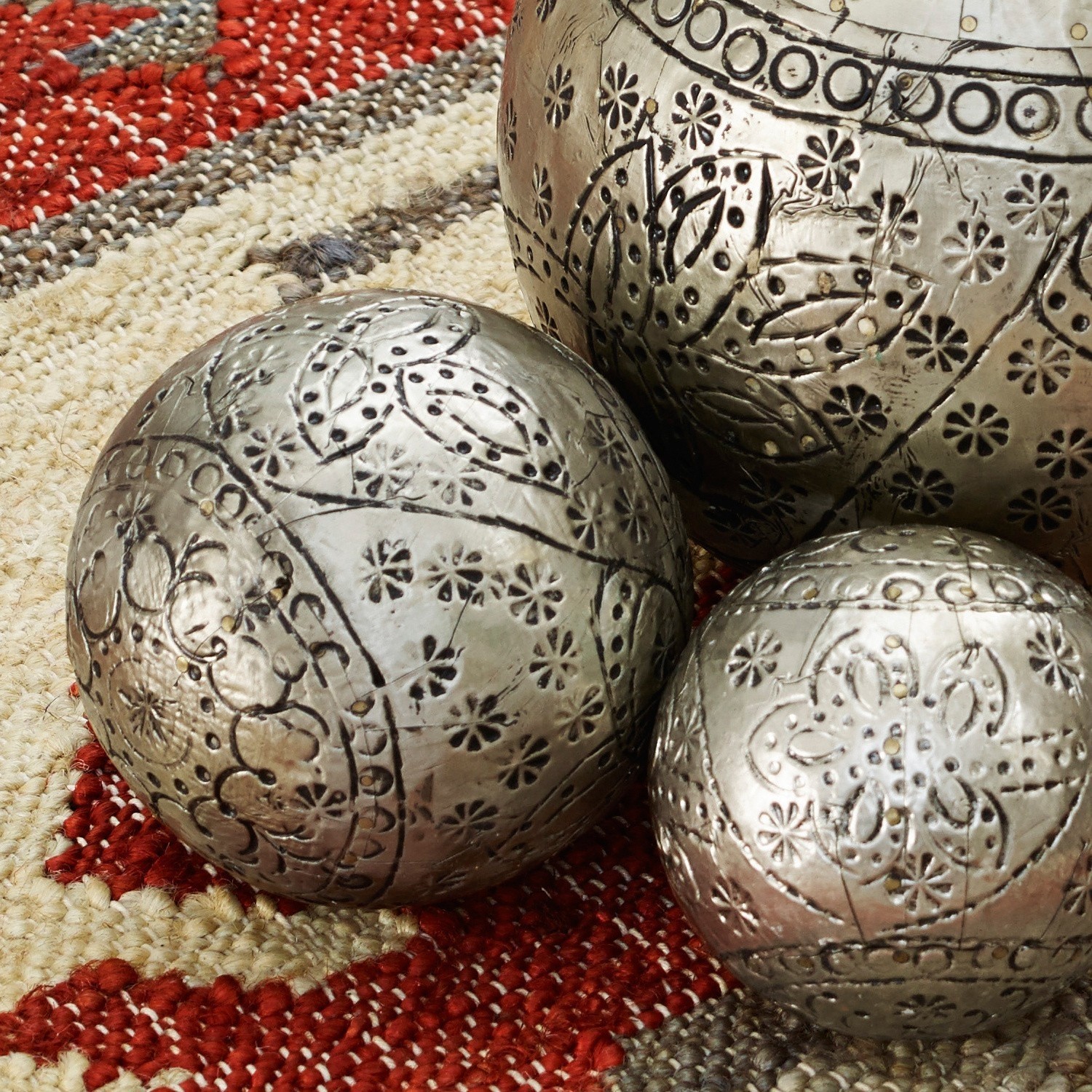 Lot de 3 boules décoratives Liezel