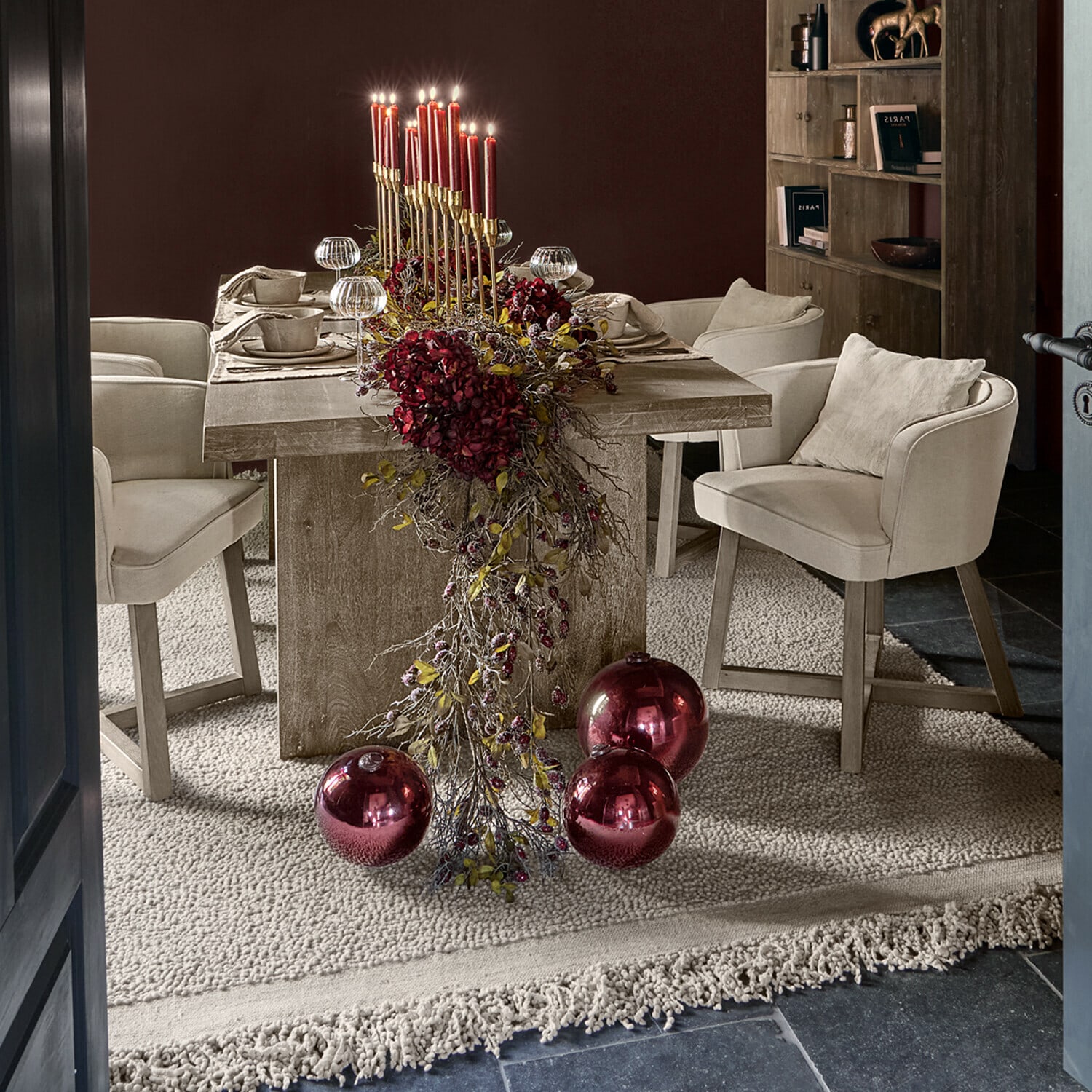 Lot de 2 boules de Noël Murrey