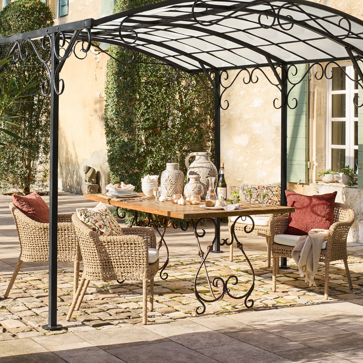 Lot de 2 housses de coussins Calévine