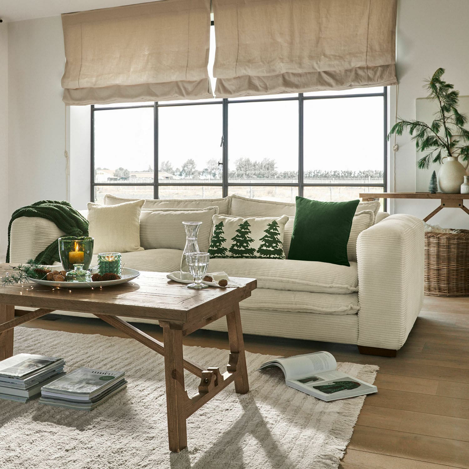 Lot de 3 housses de coussins Pavie
