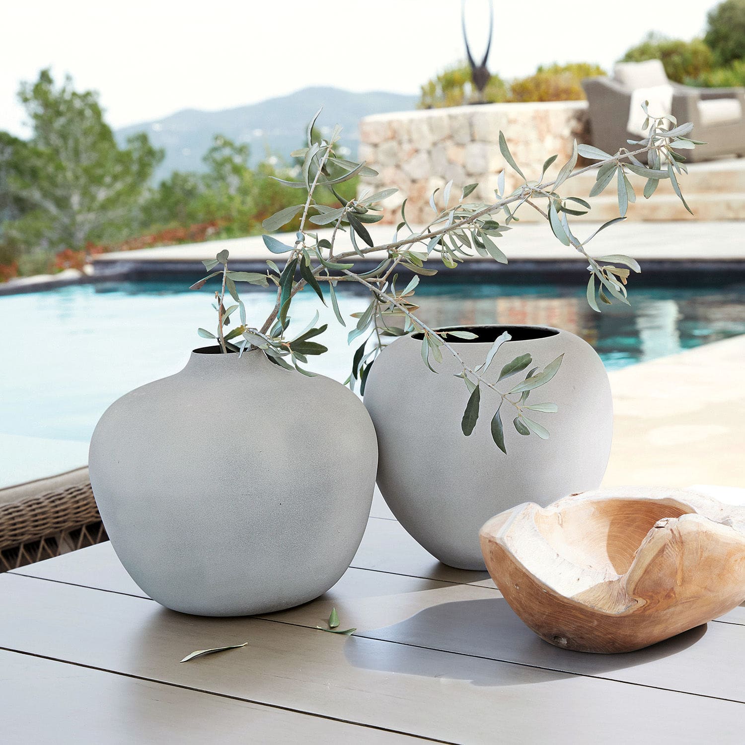 Lot de 2 vases Yuma