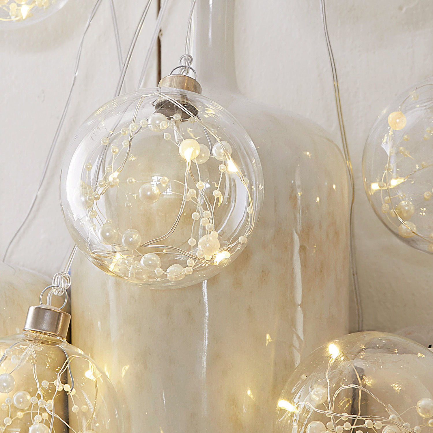 Lot de 6 décorations de Noël Gisella