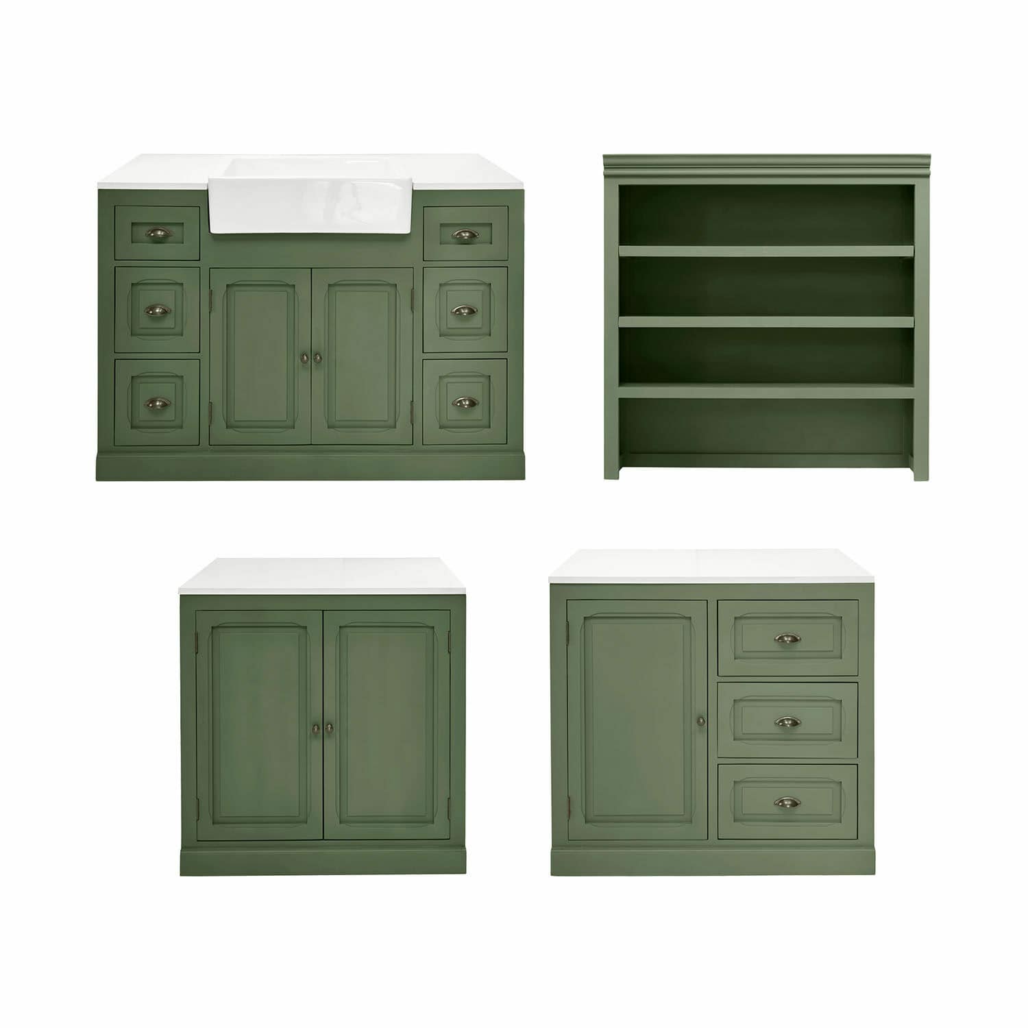 4 meubles de cuisine Lansbury