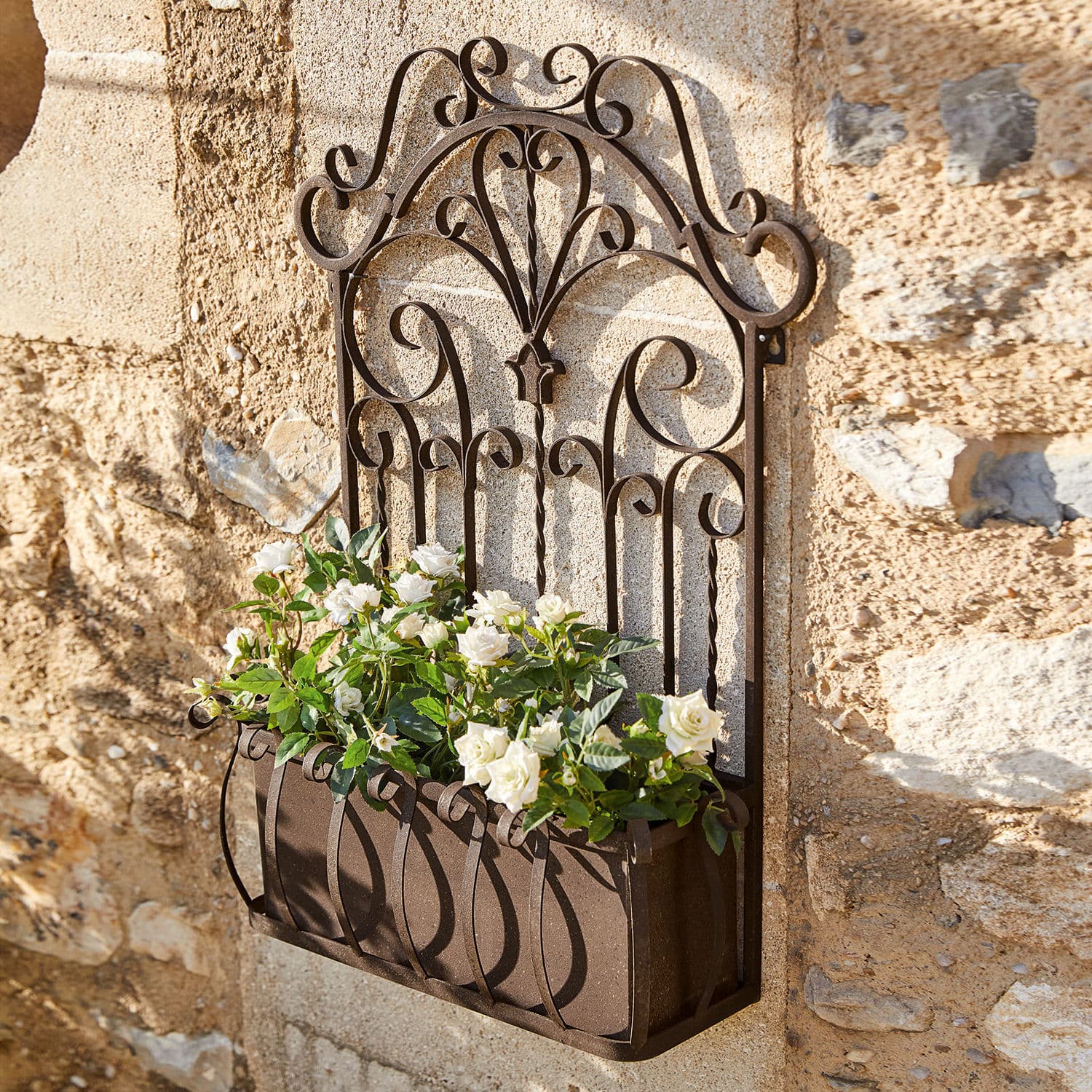 LOBERON Pot de fleurs Cécile brun antique LOBERON Pot de fleurs Cécile brun antique