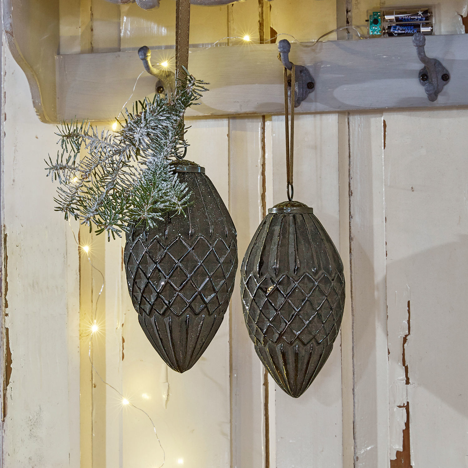 Lot de 2 décorations de Noël Tusson