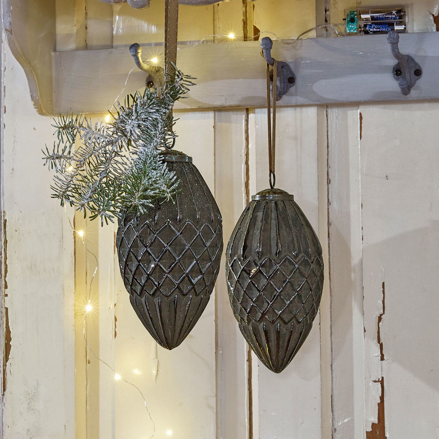 Lot de 2 décorations de Noël Tusson