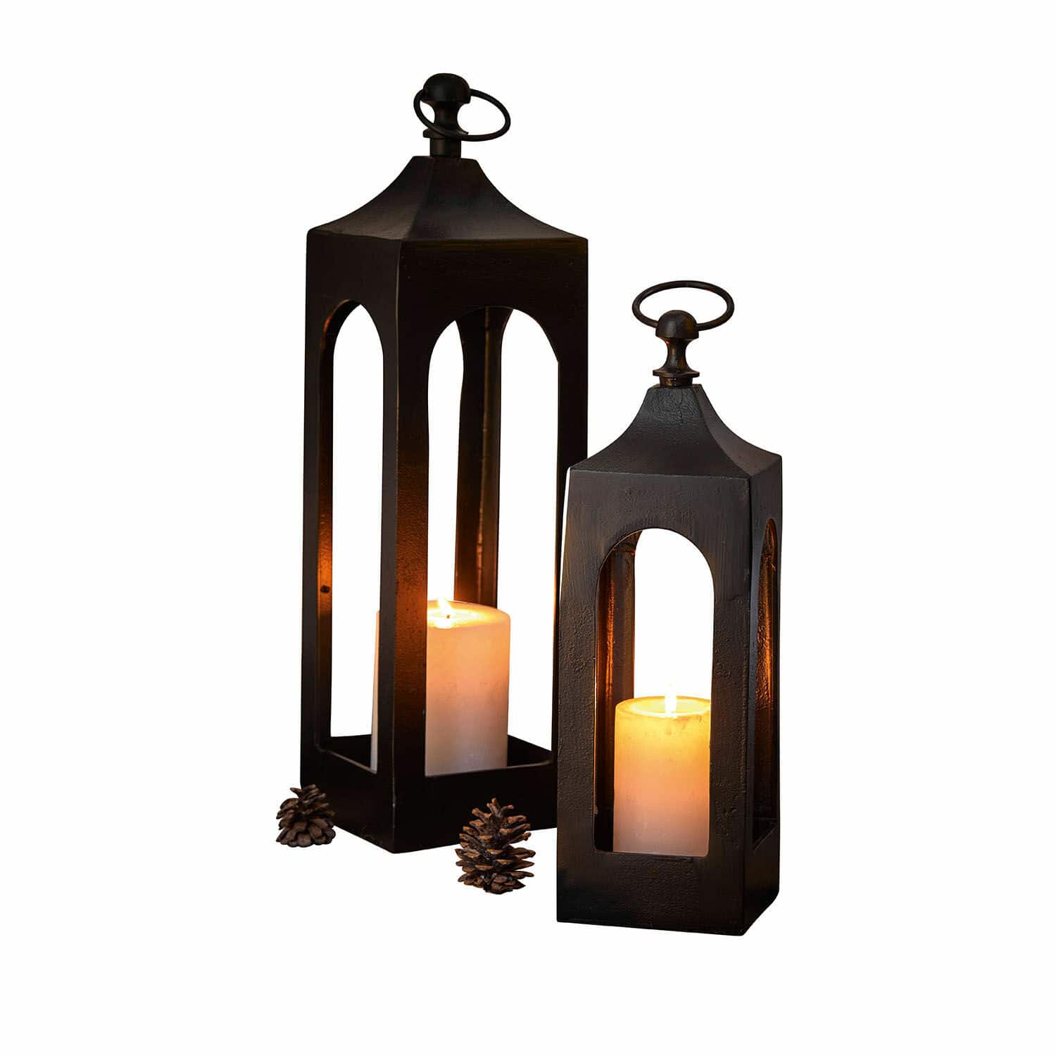 Lot de 2 lanternes Bigarré