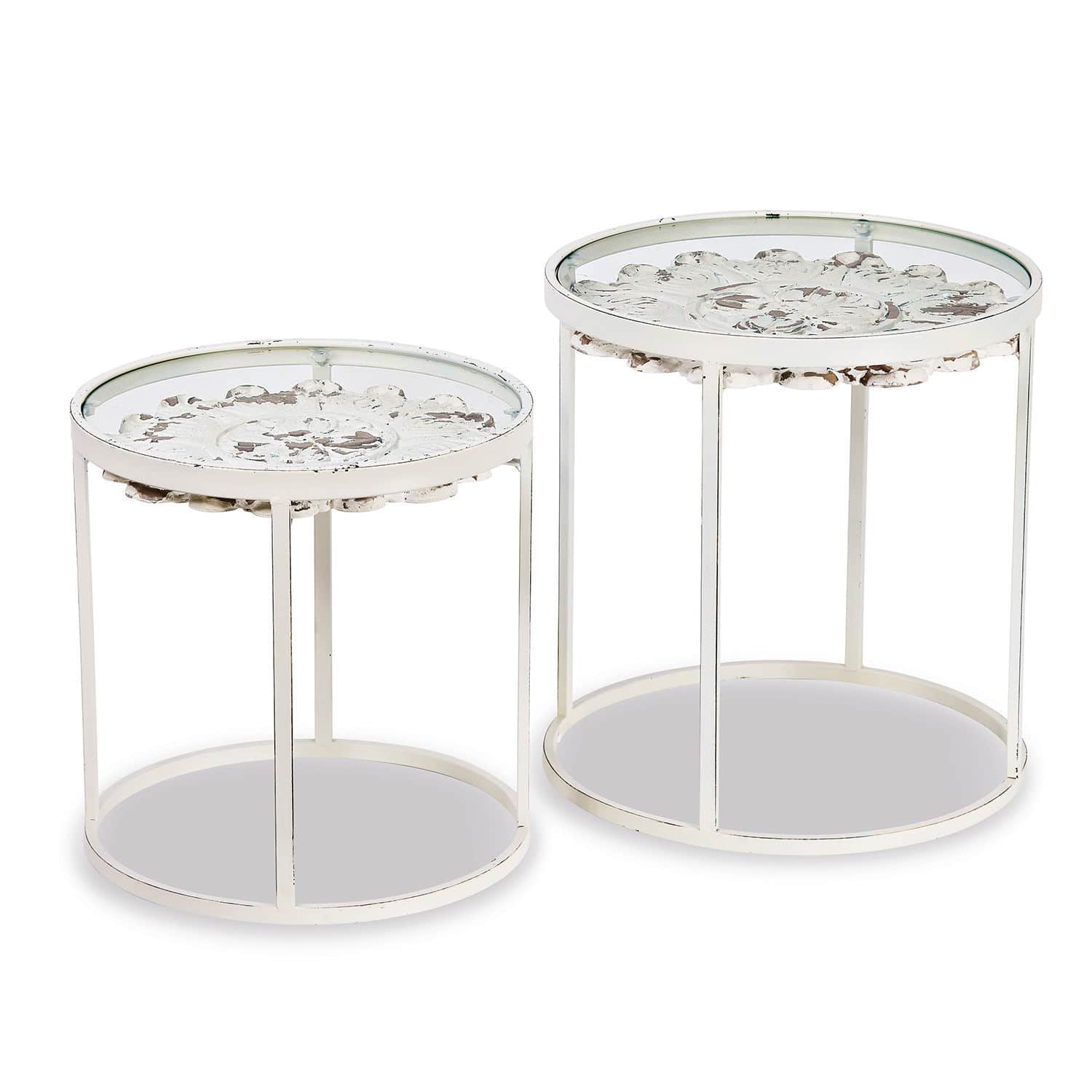 Lot de 2 tables d’appoint Emanuel