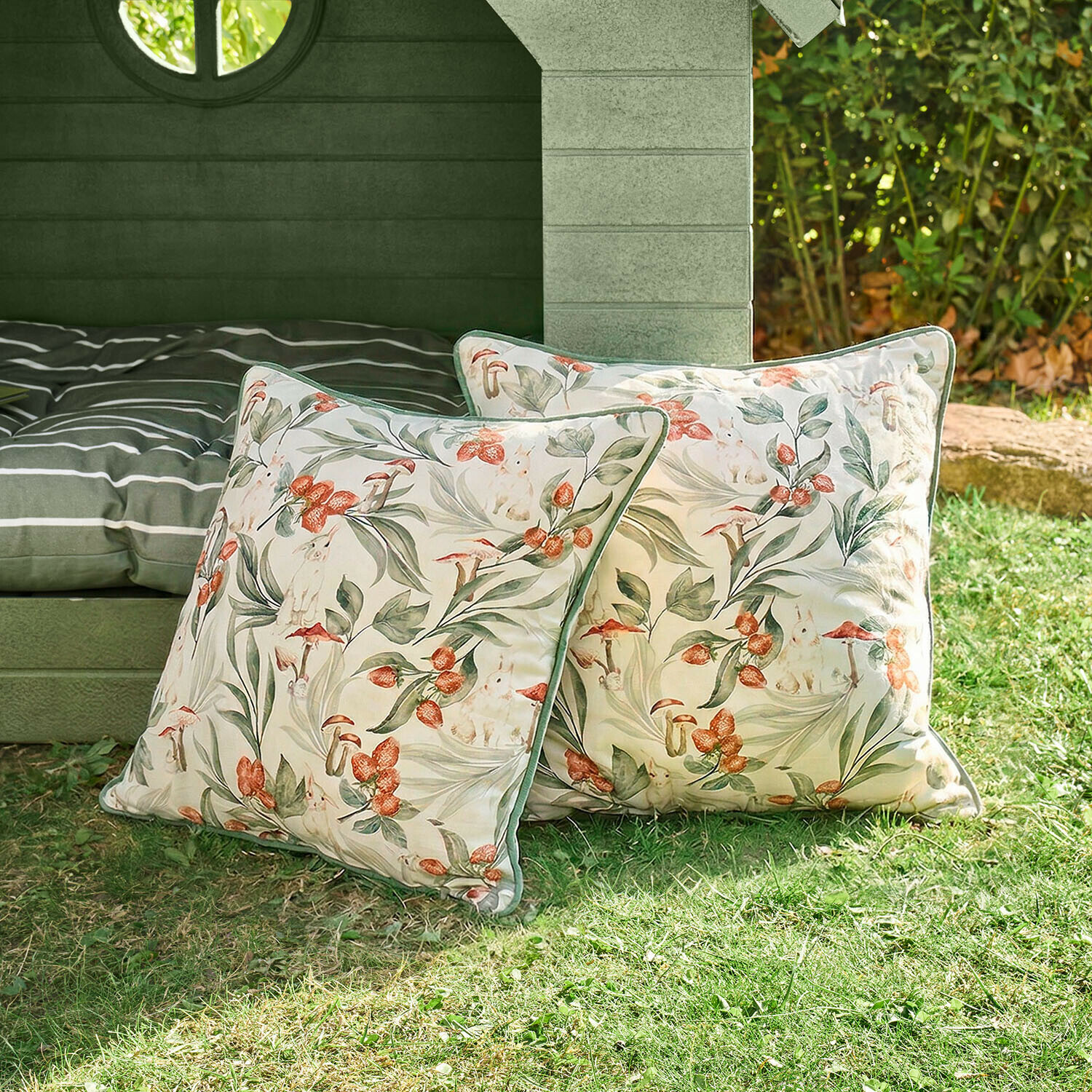 Lot de 2 housses de coussins Hoplet