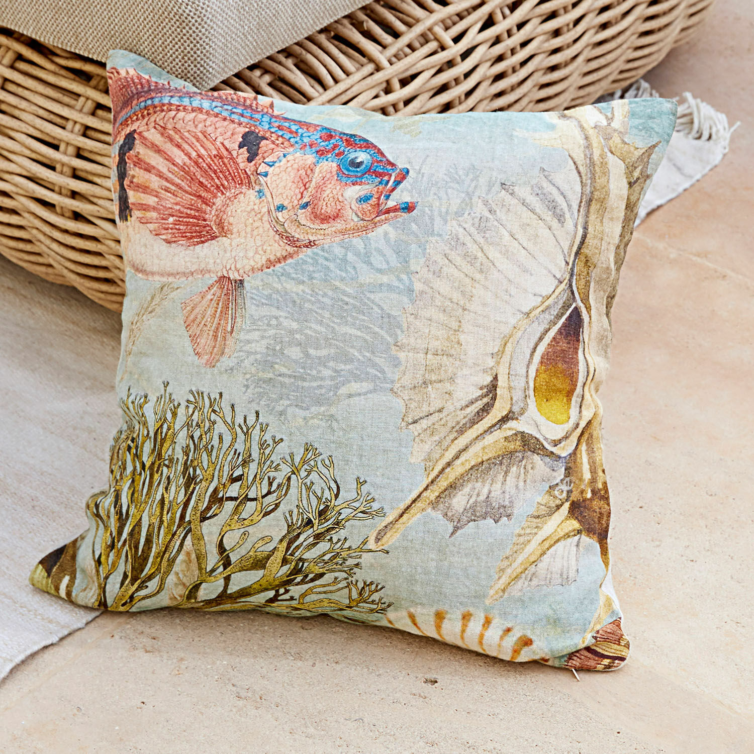 Lot de 2 housses de coussins Divion