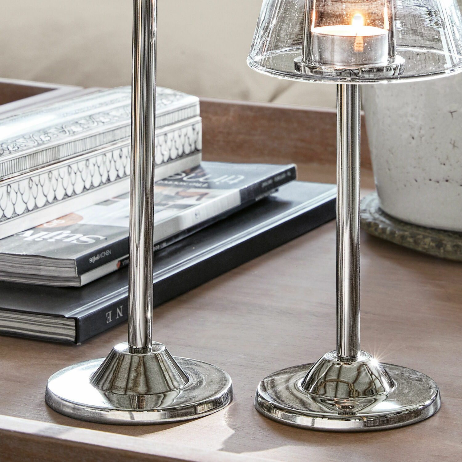 Lot de 2 porte-bougies Sassis