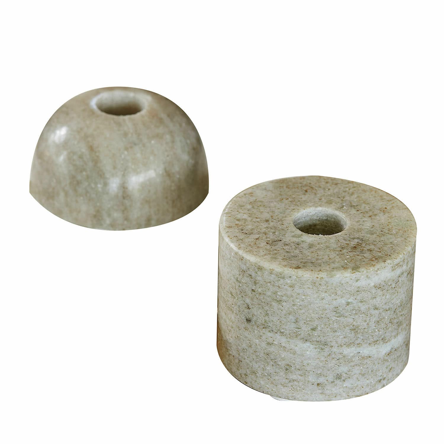 Lot de 2 bougeoirs Najira