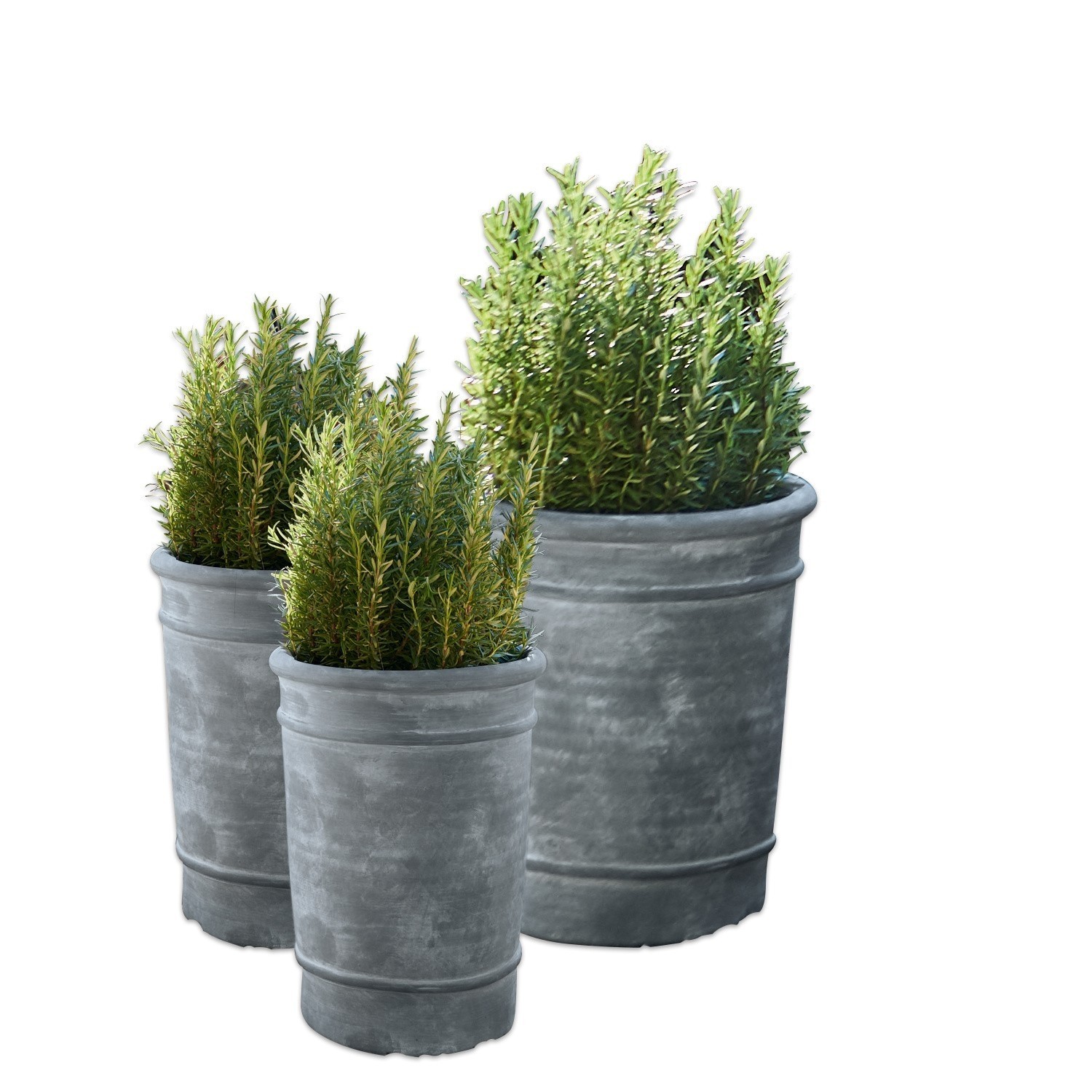 Lot de 3 cache-pots Sadia
