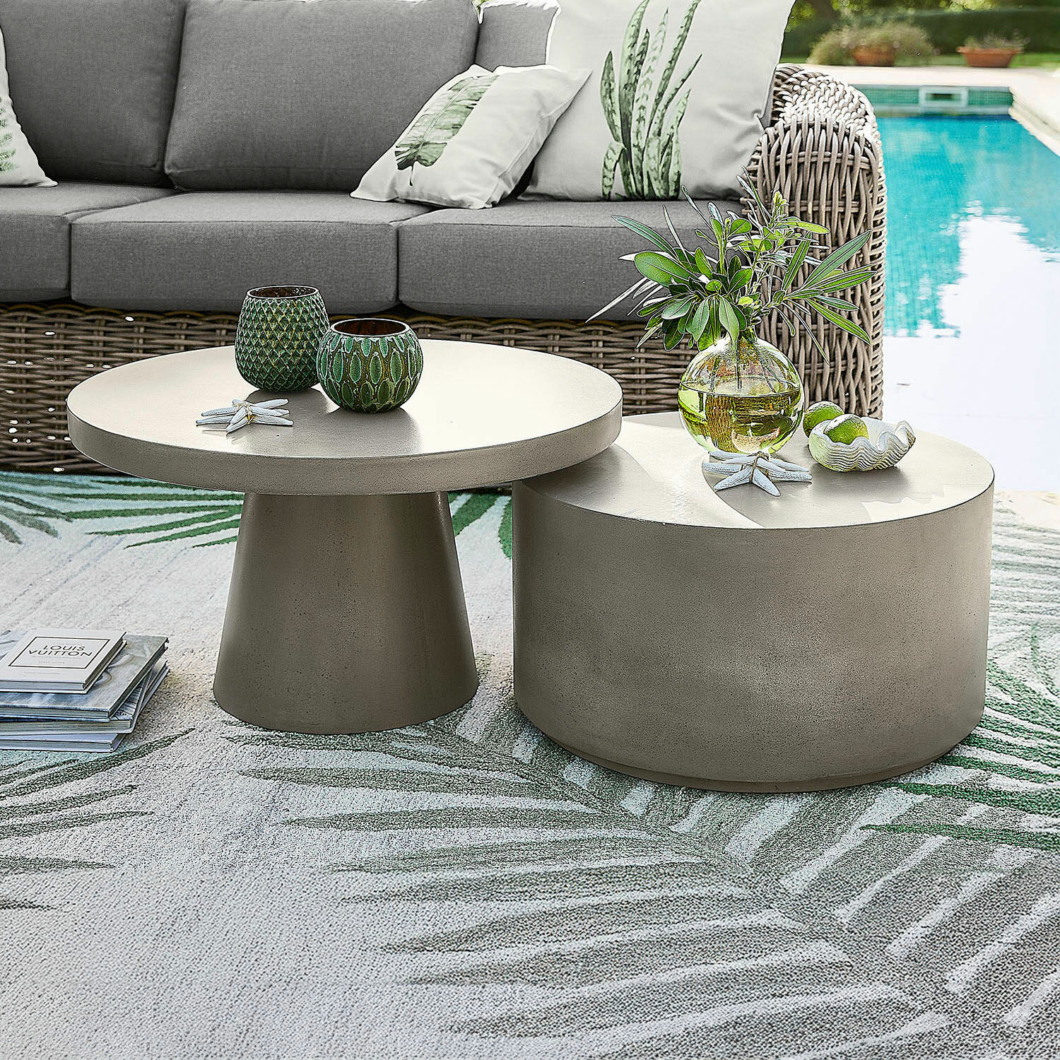 Lot de 2 tables basses Divertente