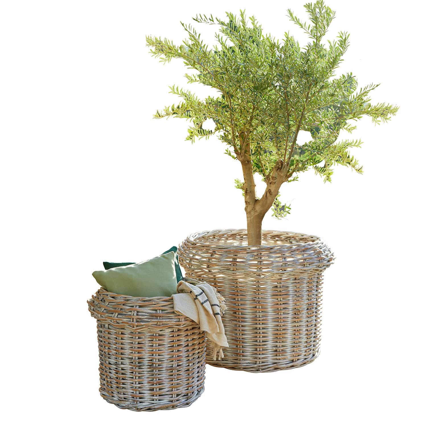 Lot de 2 paniers Morgaine