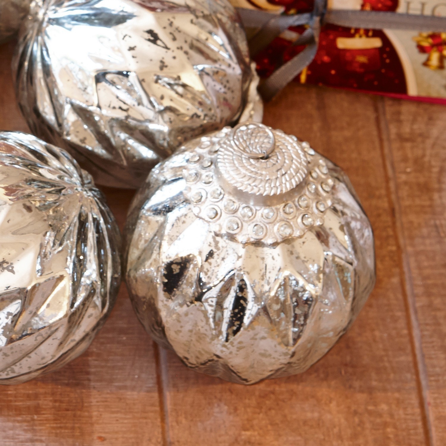Lot de 6 décorations de Noël Ravoire