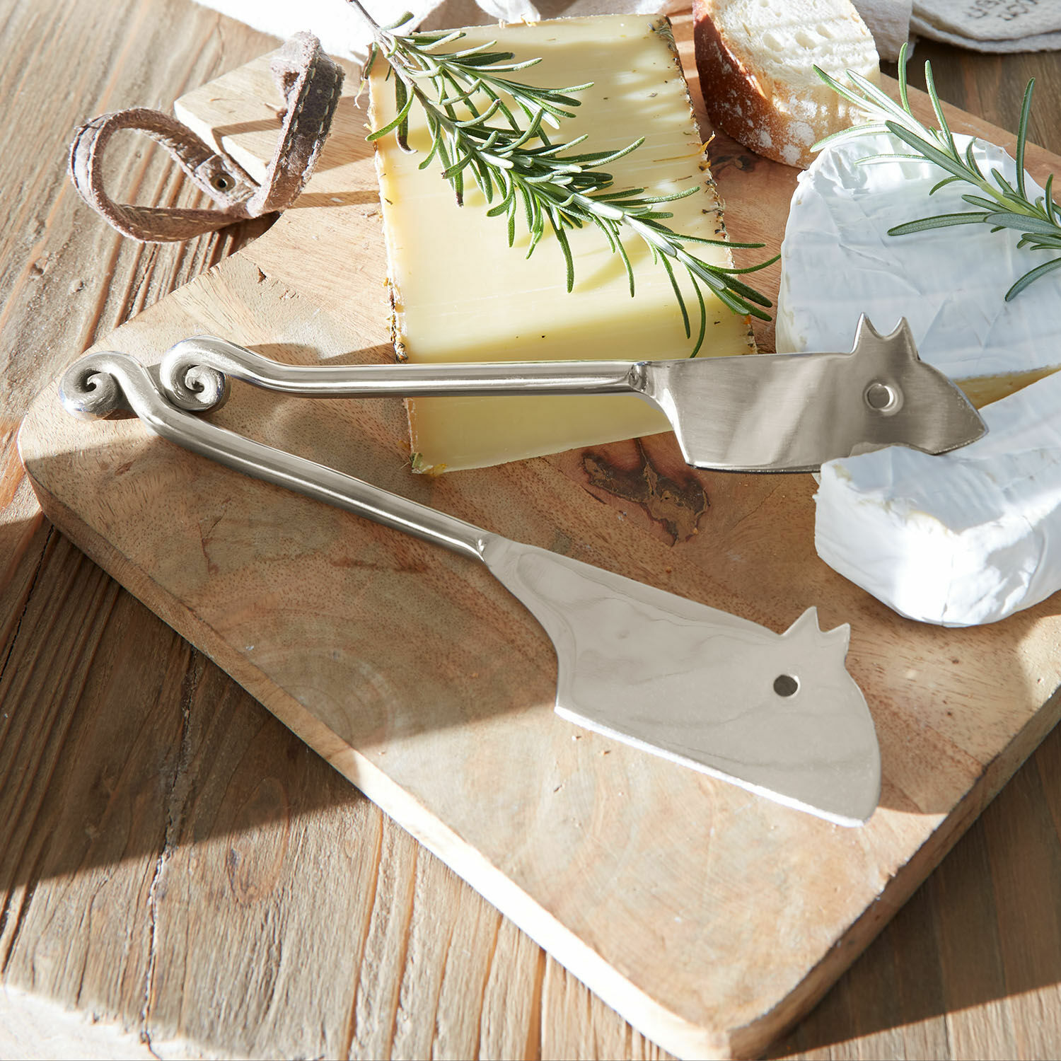 Lot de 2 couteaux à fromage Hadley