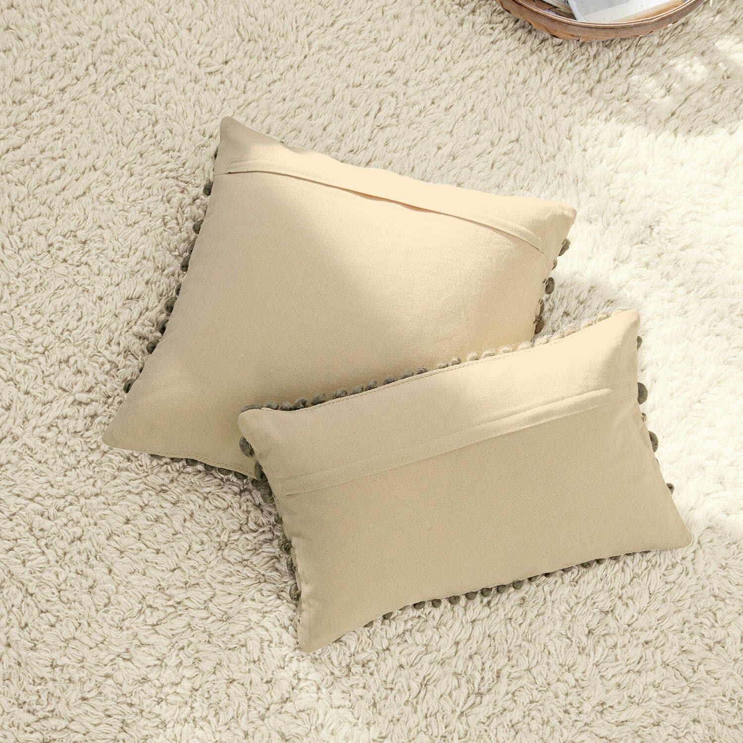 Lot de 2 housses de coussins Madien