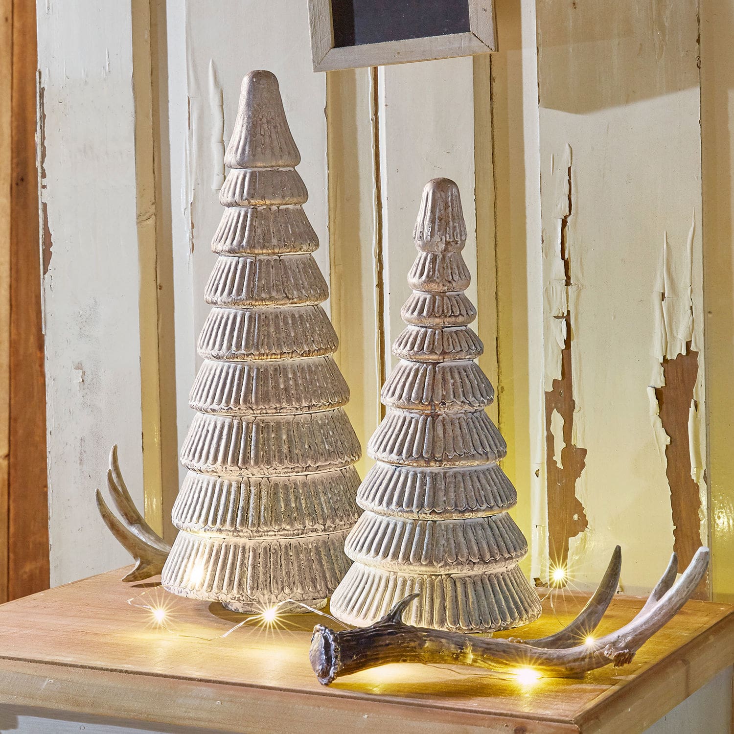 Lot de 2 arbres décoratifs Peillon