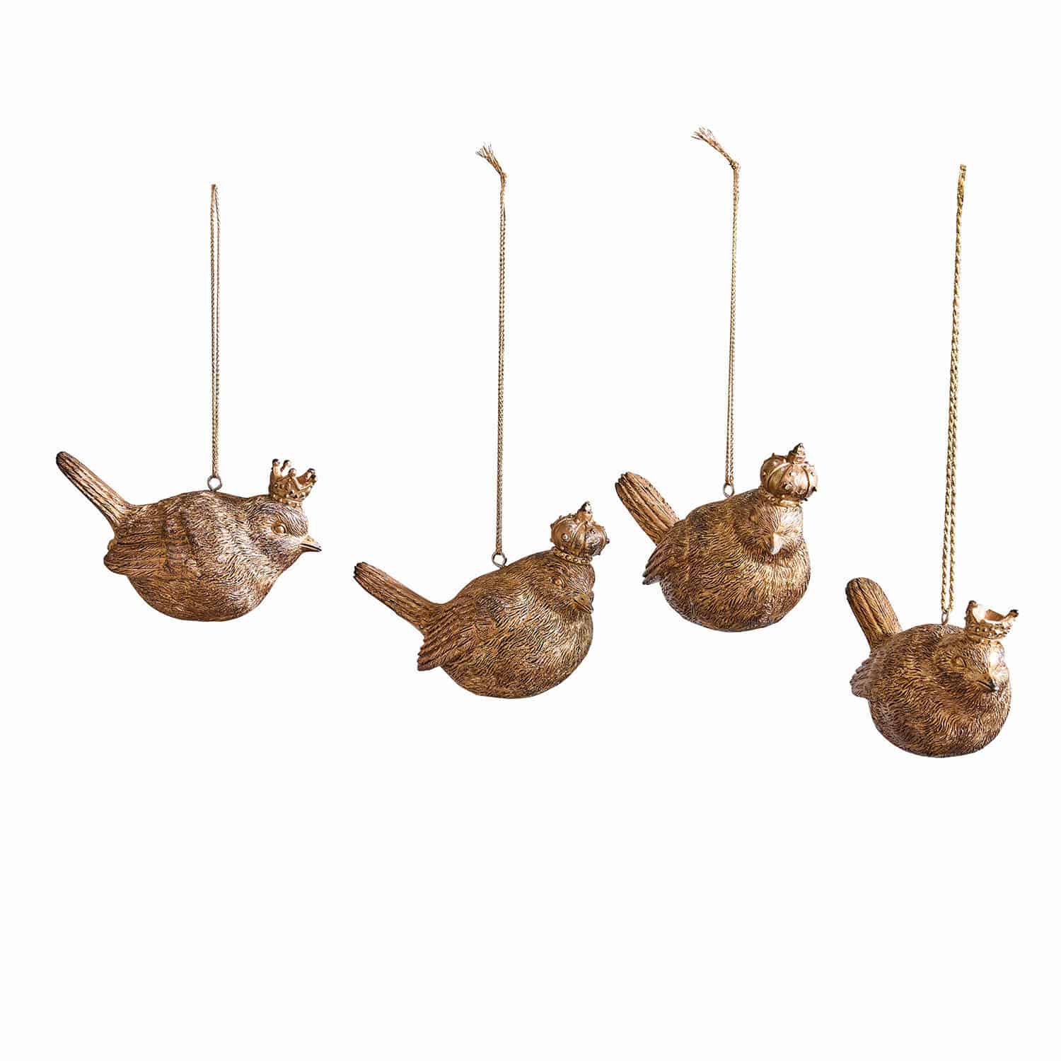 Lot de 4 figurines à suspendre Dottica