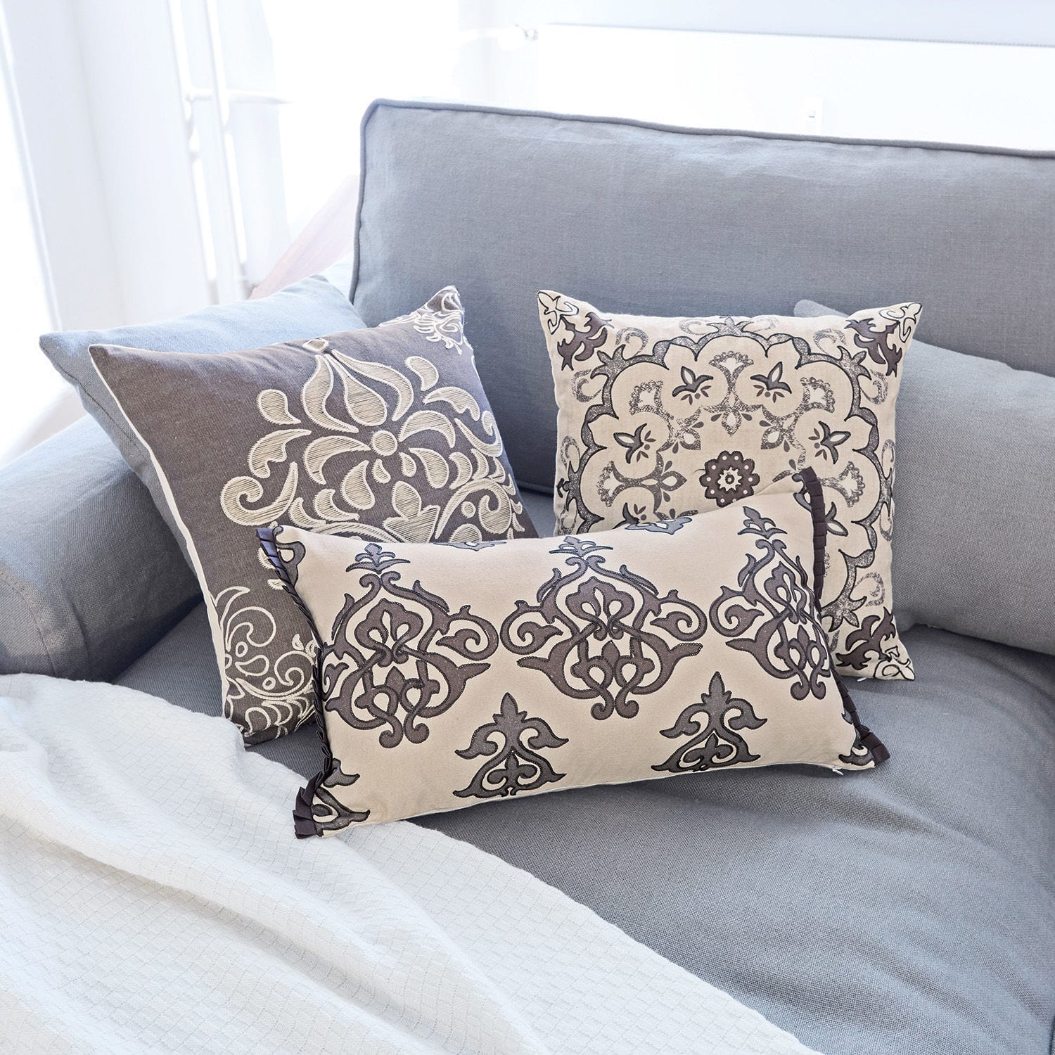 Lot de 3 housses de coussins Midasse