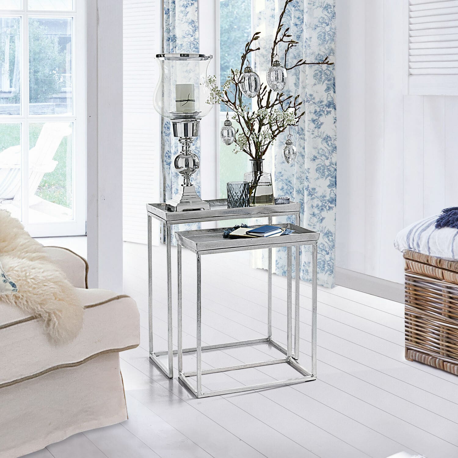 Lot de 2 tables d’appoint Semence
