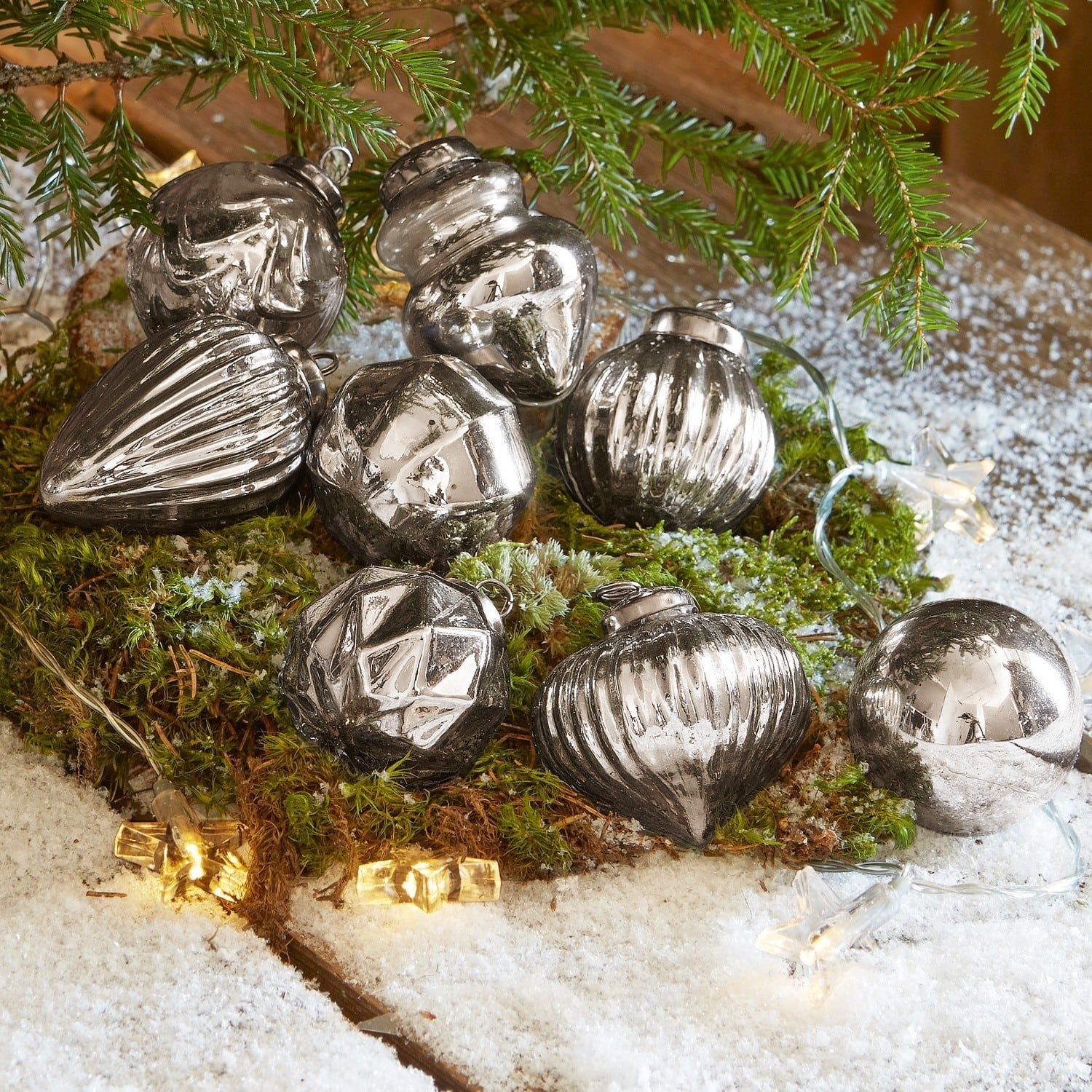 Lot de 8 décorations de Noël Plouyé