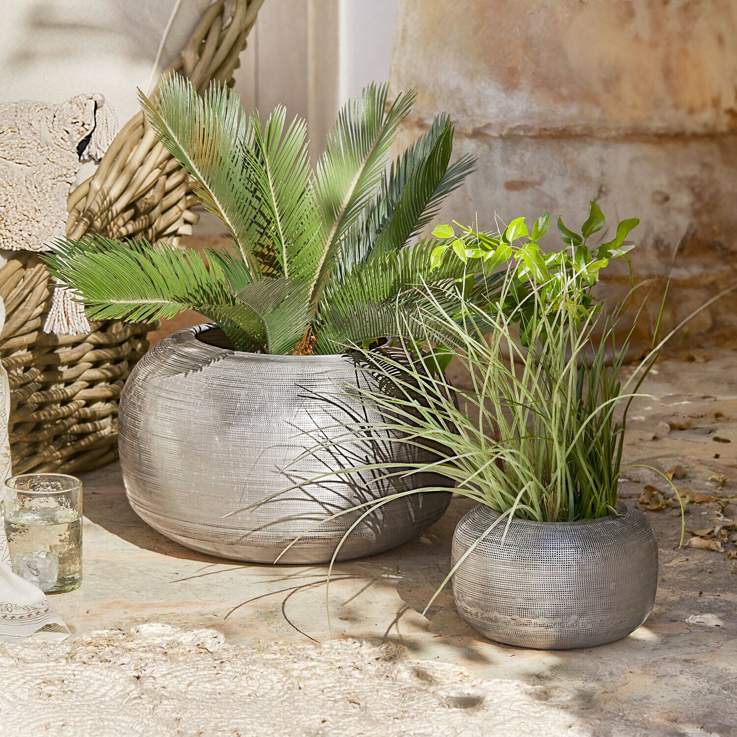Lot de 2 cache-pots Aurnis