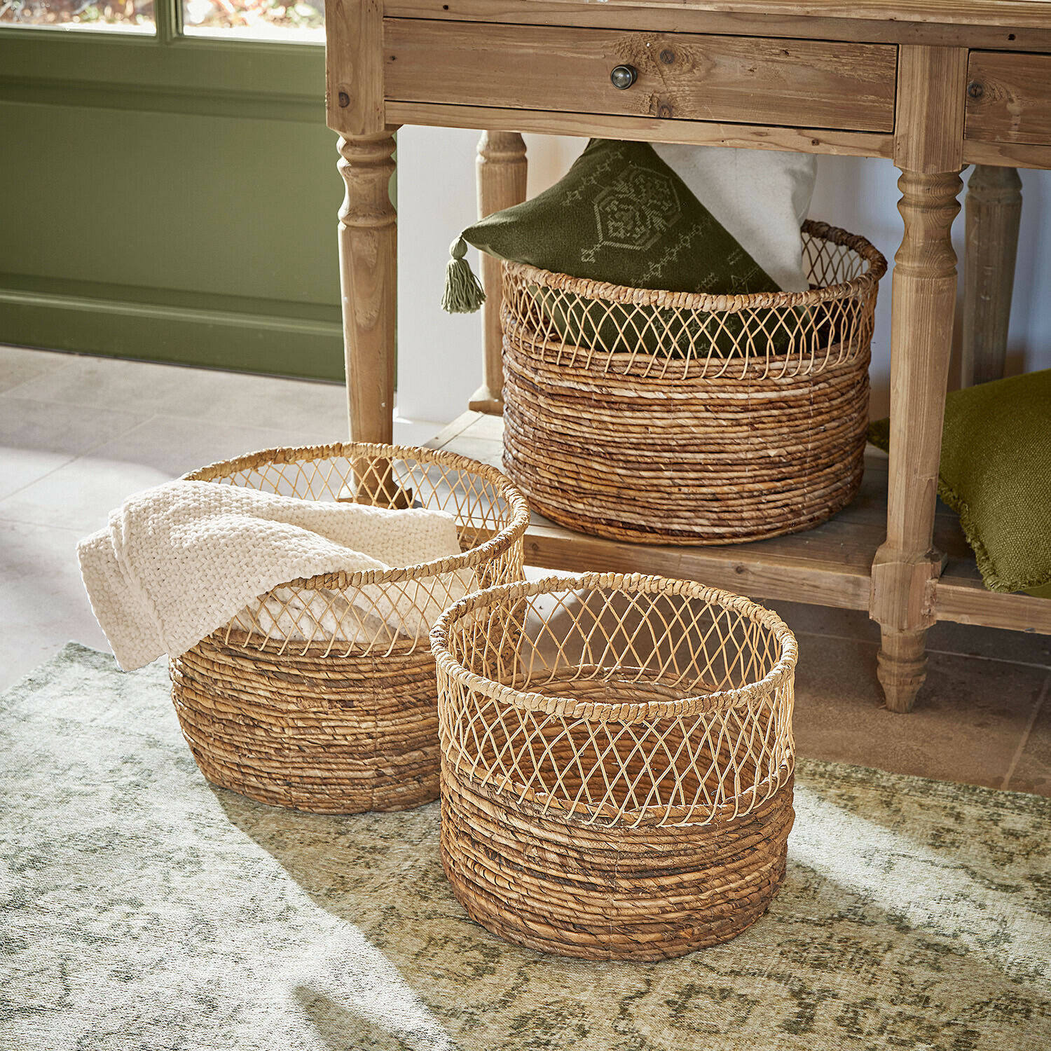 Set de 3 corbeilles Wynlea